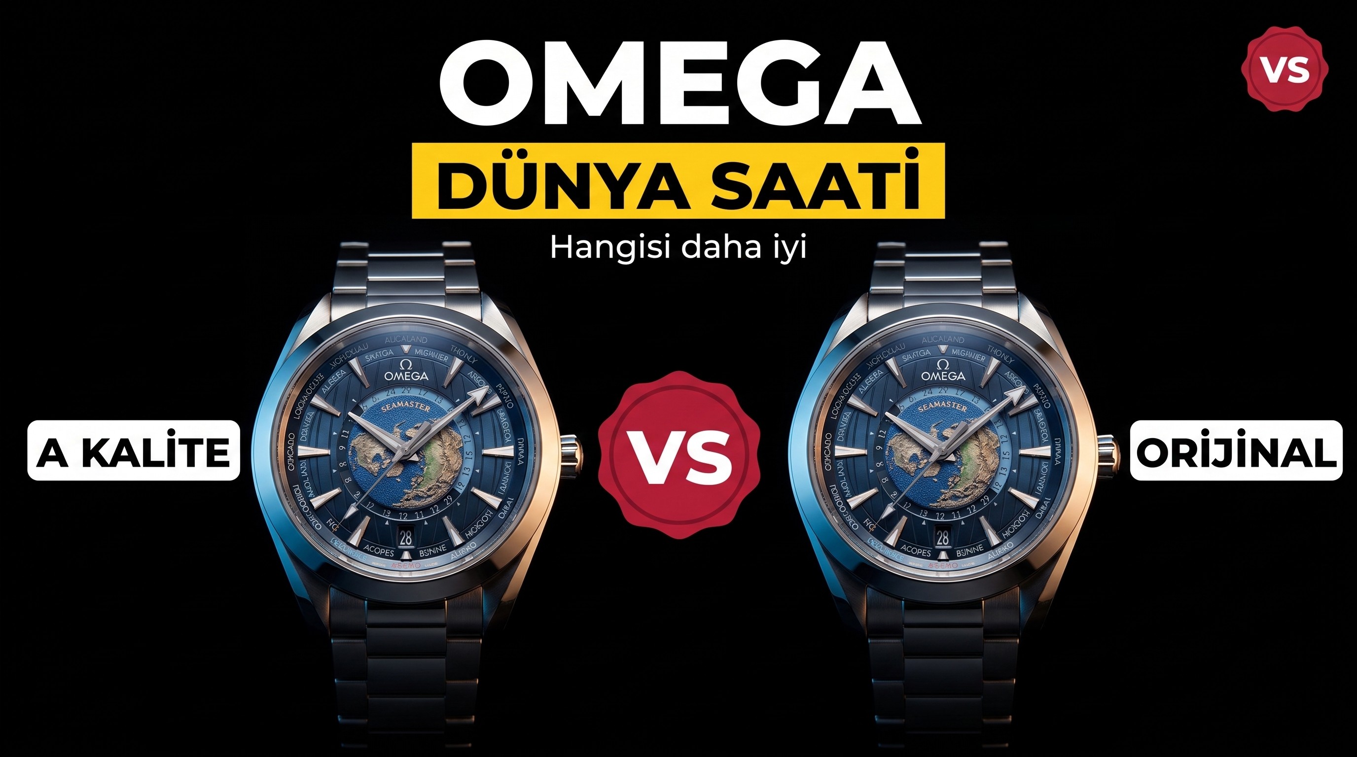 Omega VS Factory Replika Saat İncelemesi