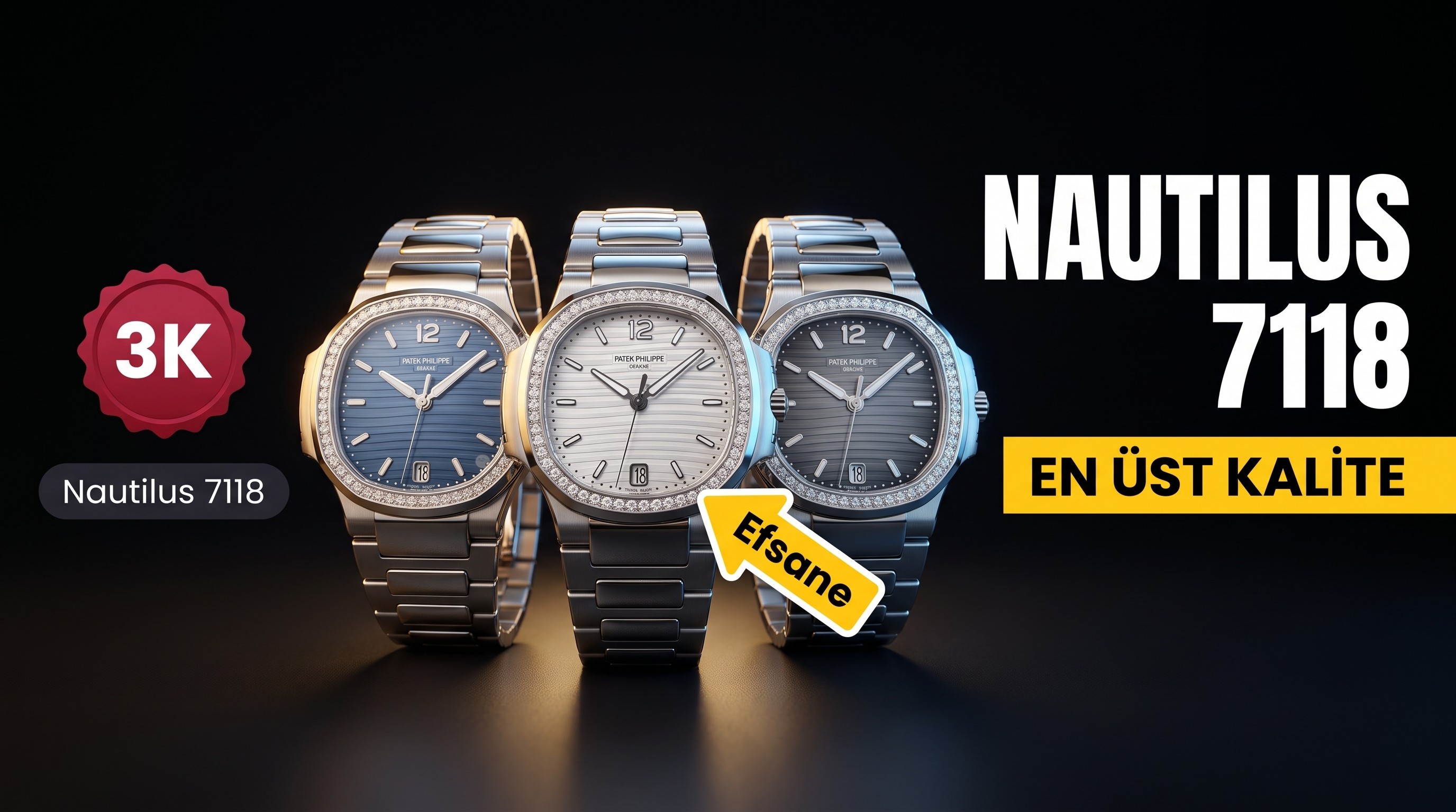 Patek Philippe Nautilus 3K Factory İncelemesi