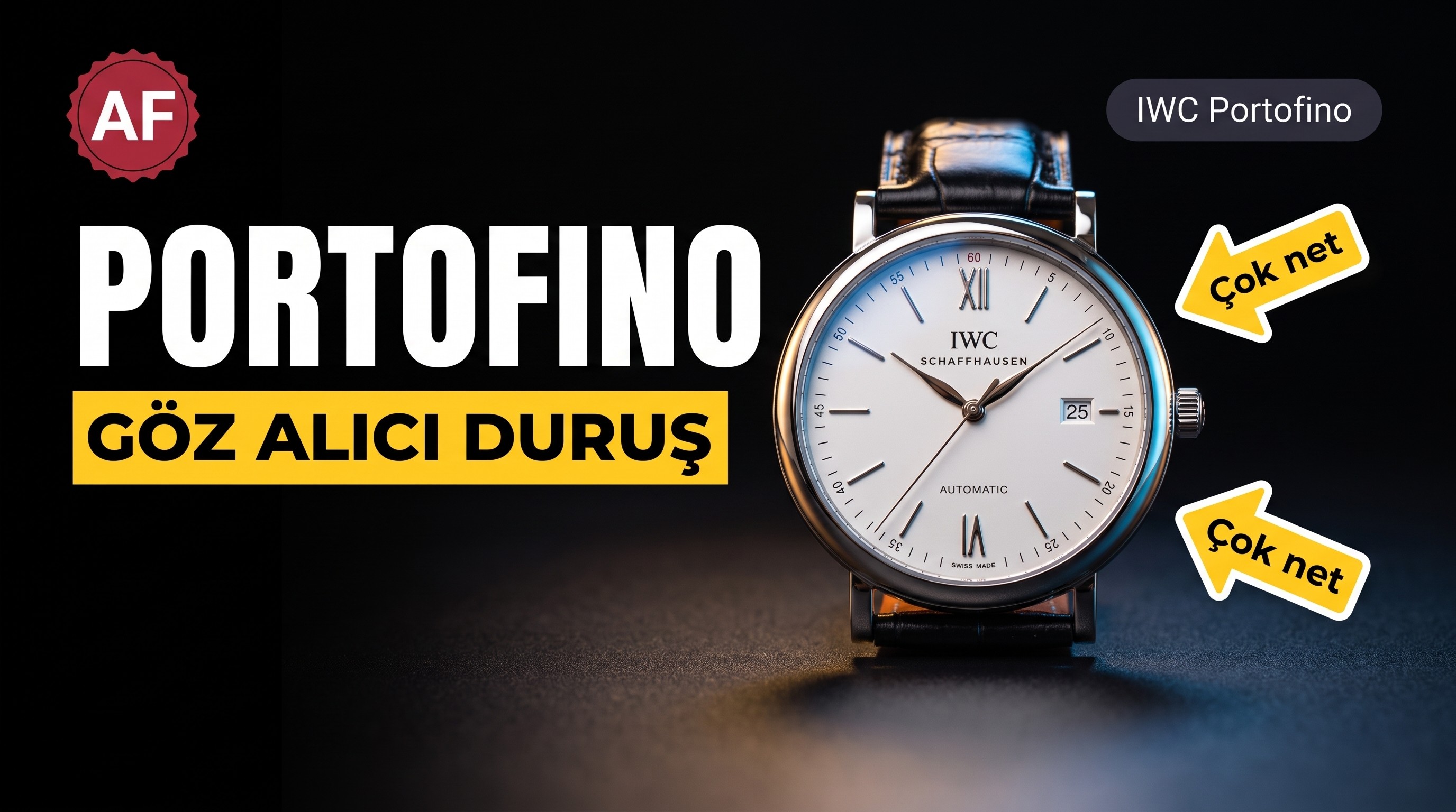 AF Factory IWC Portofino üç akrepli red 60, MKS modelinden nerede daha pahalı? Hangi replika saat daha iyi? Gerçek-replika karşılaştırmalı orijinal incelemeyle bakalım