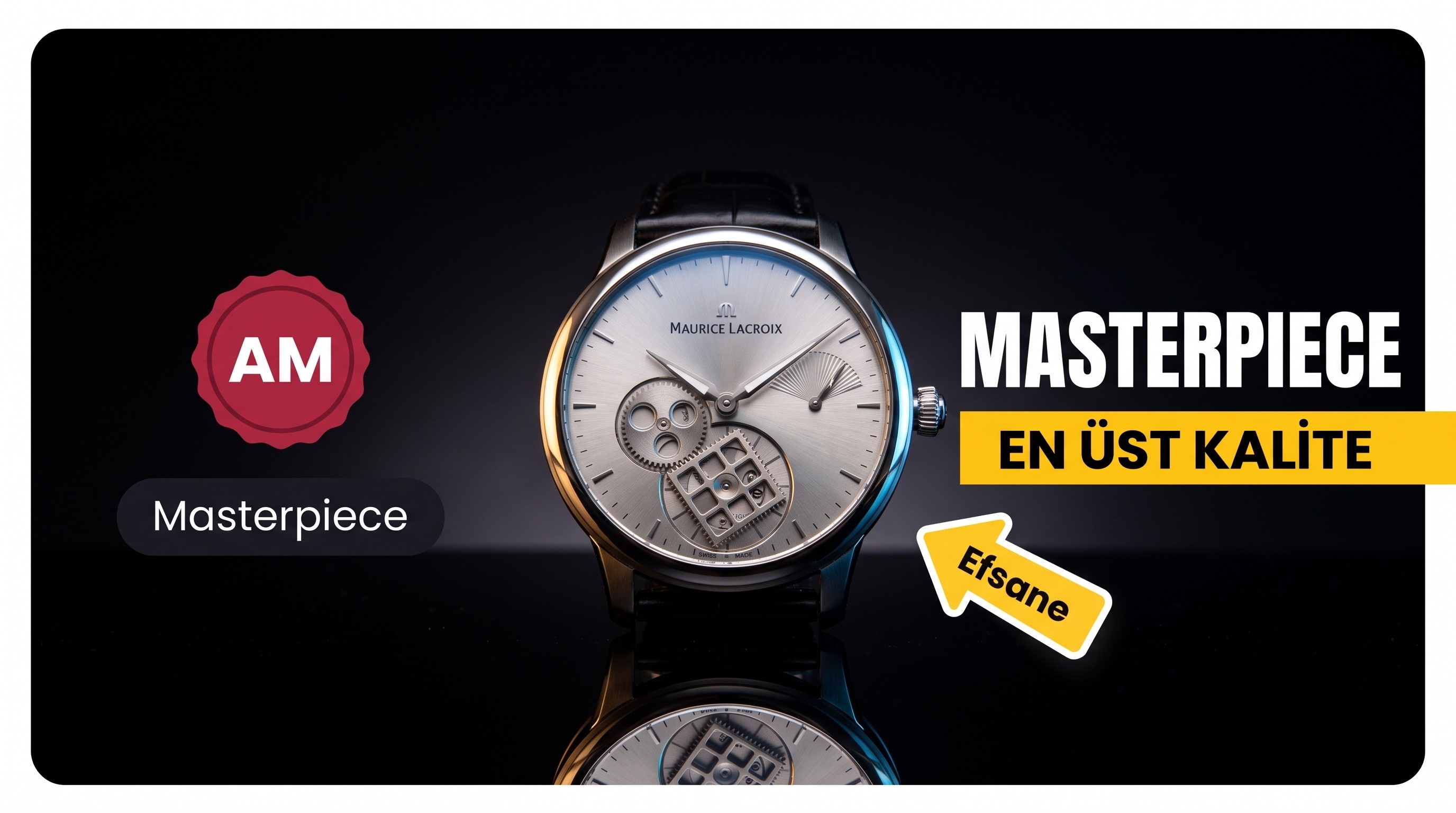 AM Factory Maurice Lacroix Masterpiece kare dişli serisi MP7158 gizemli saniye ibresi V2 sürümü replika ile orijinal karşılaştırması nasıl?