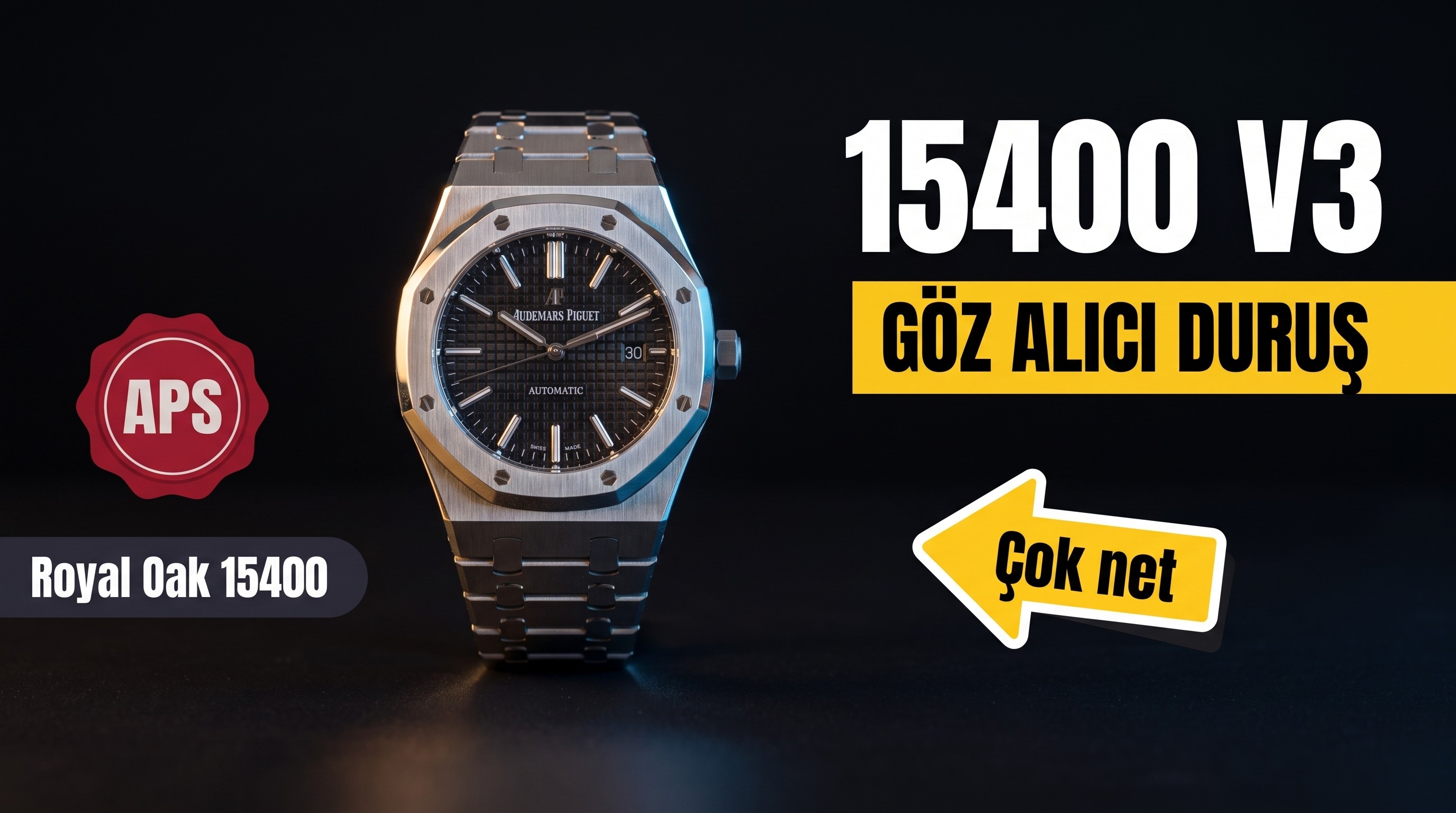 Audemars Piguet Royal Oak 15400 APS Factory İnce...