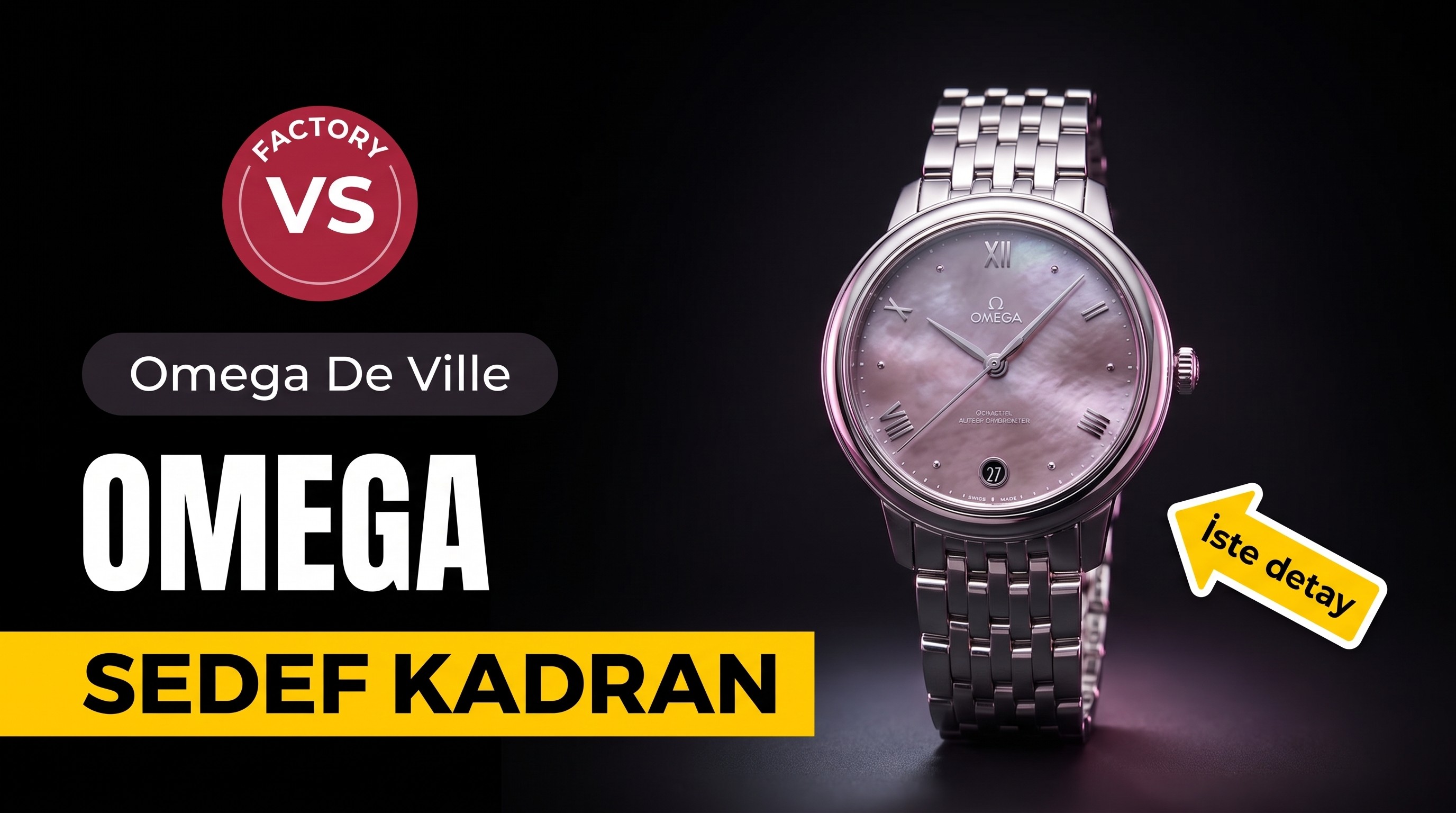 Omega VS Factory Replika Saat İncelemesi
