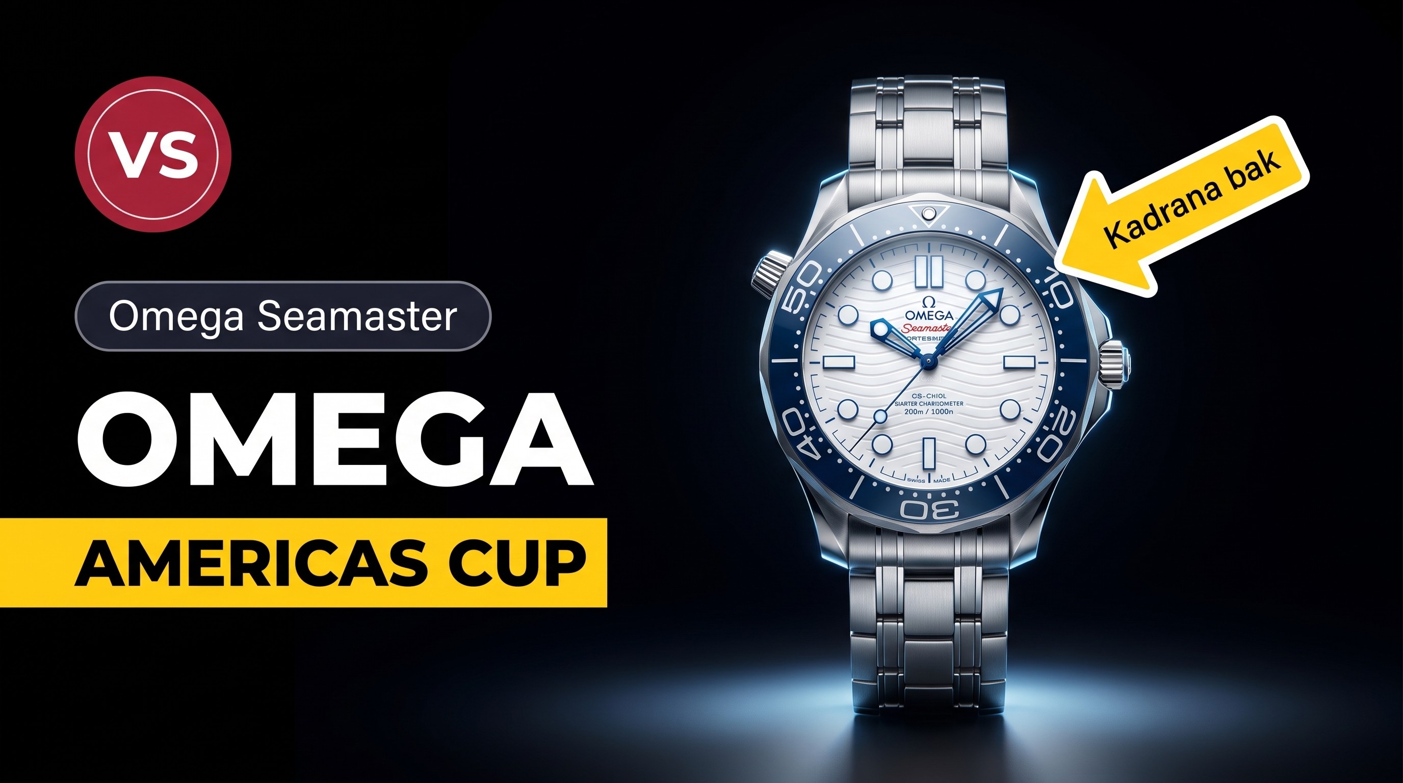 Vs Factory Omega Seamaster 300M Americas Cup Rep...