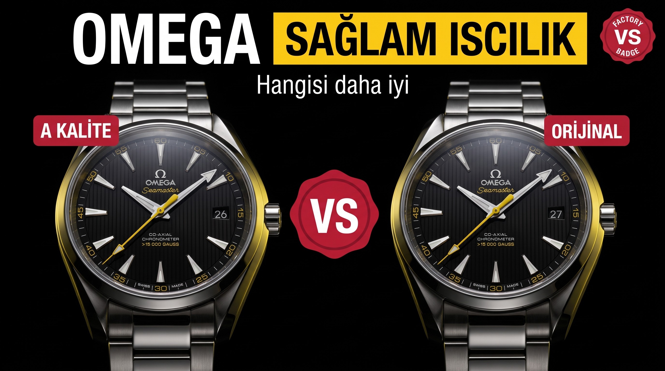 Omega VS Factory Replika Saat İncelemesi