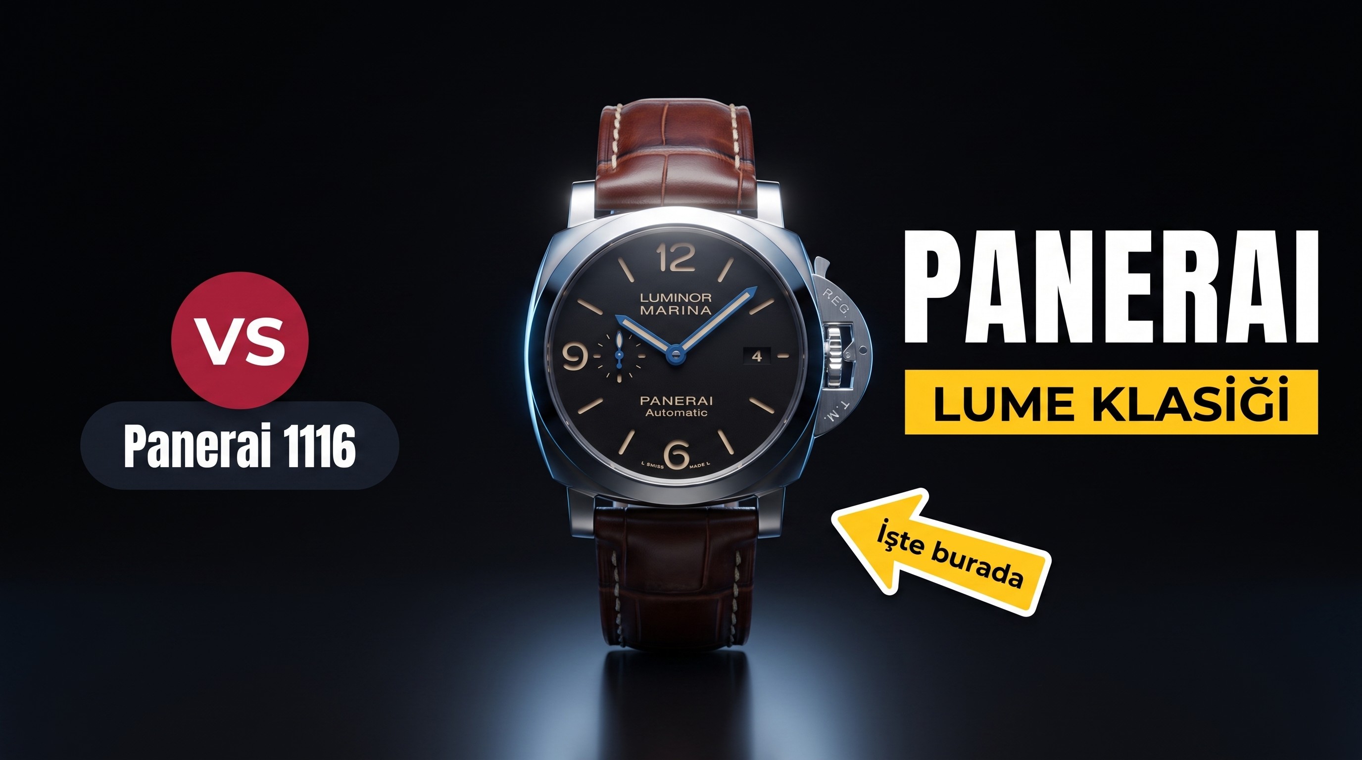 VS Factory Panerai 1116 Replika Saat - VS Factory
