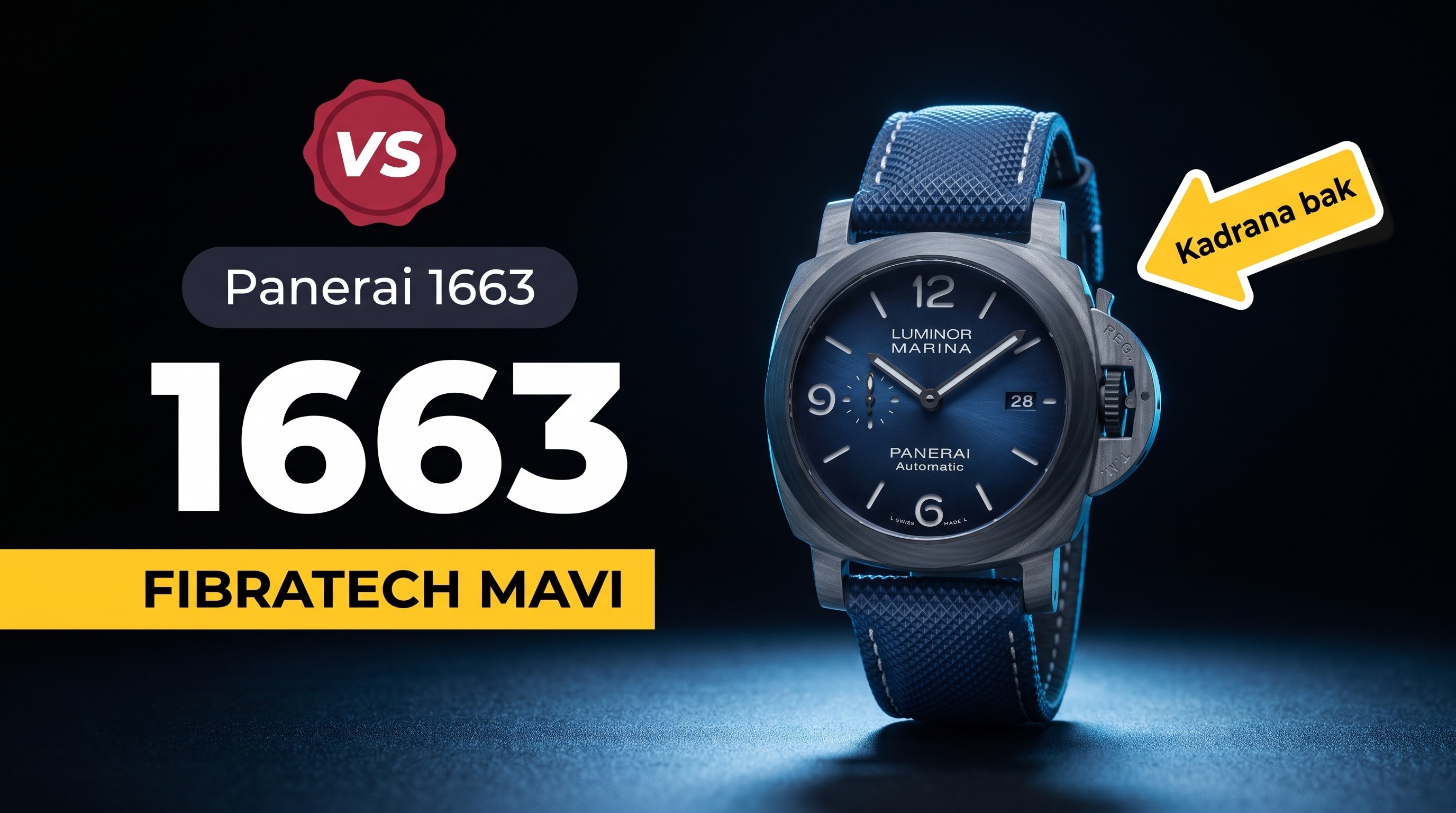 Panerai Luminor Submersible 1663 VS Factory İnce...