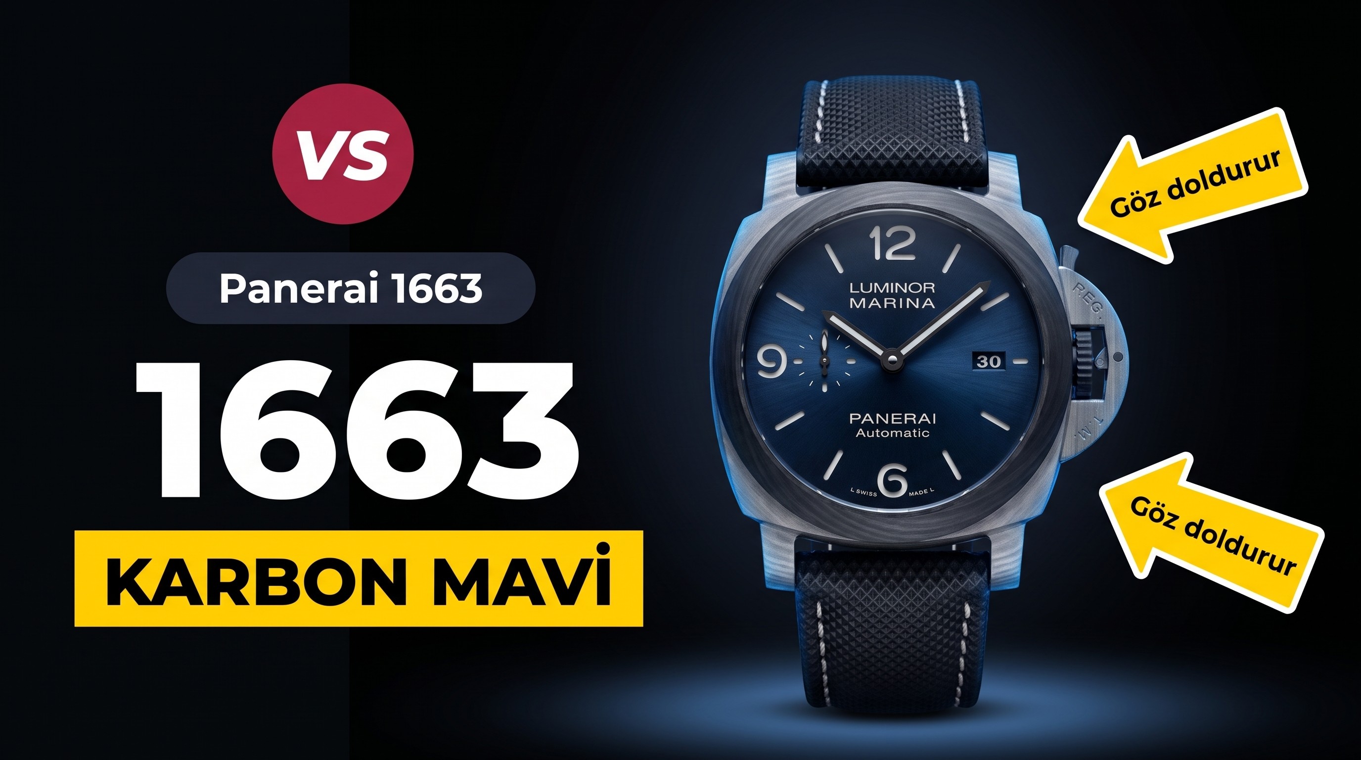 Panerai Luminor Submersible 1663 VS Factory İnce...
