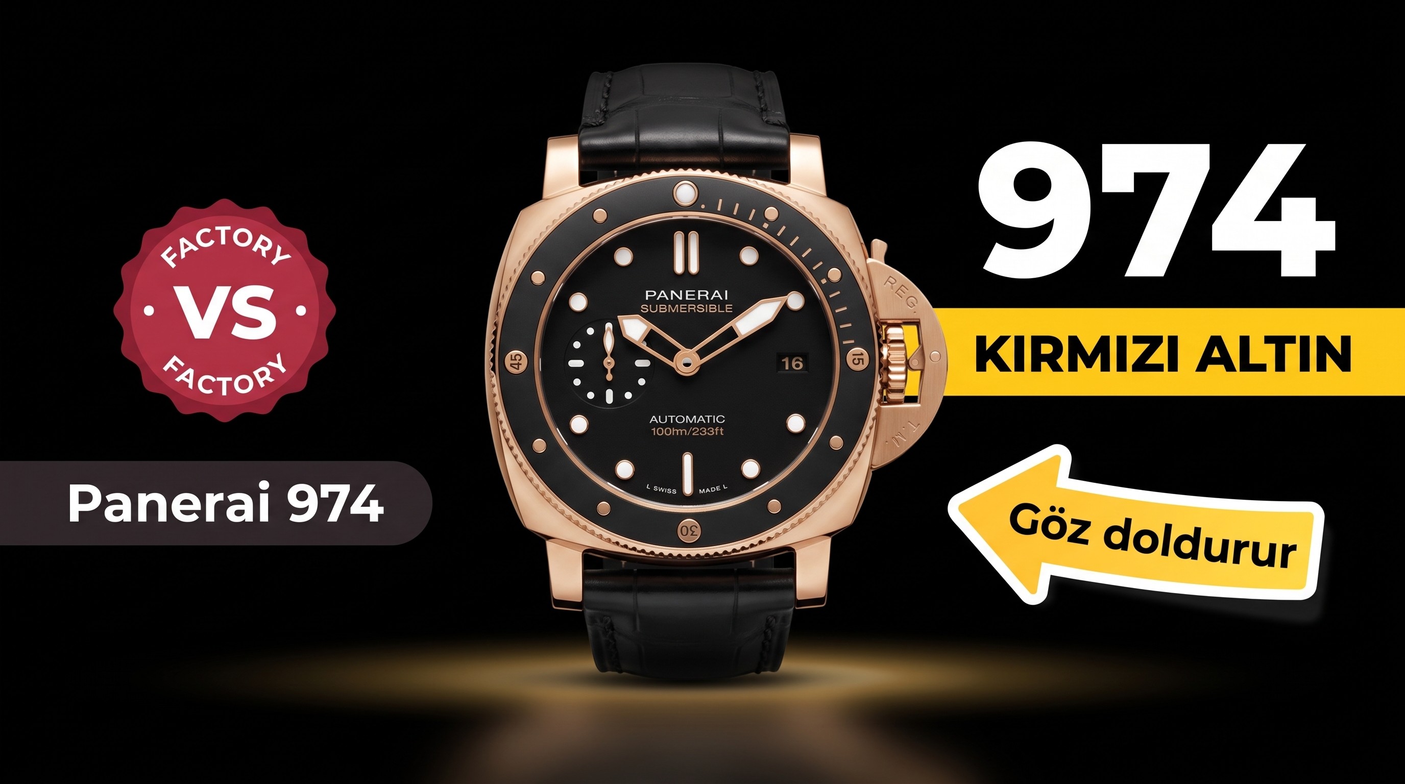 Panerai PAM974 VS Factory İncelemesi