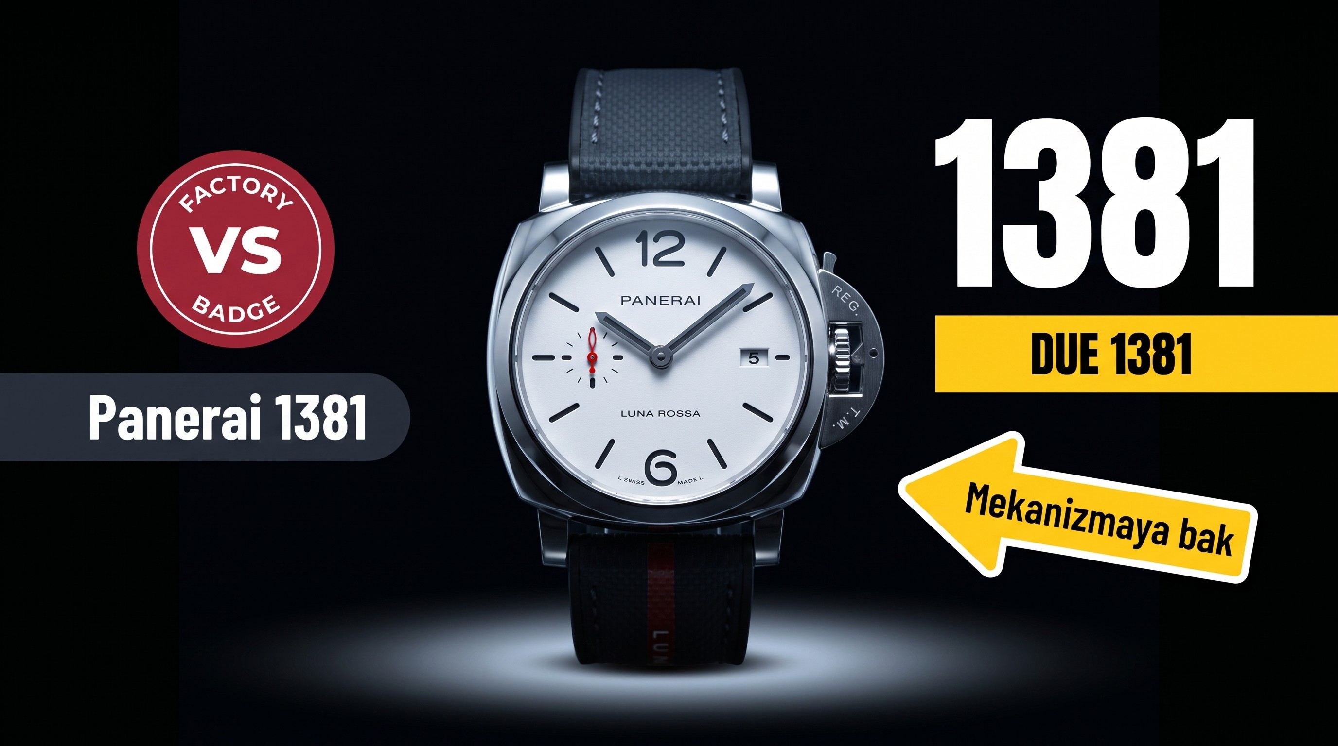VS Factory Panerai Luminor Due serisi PAM01381 replika saat - VS Saat