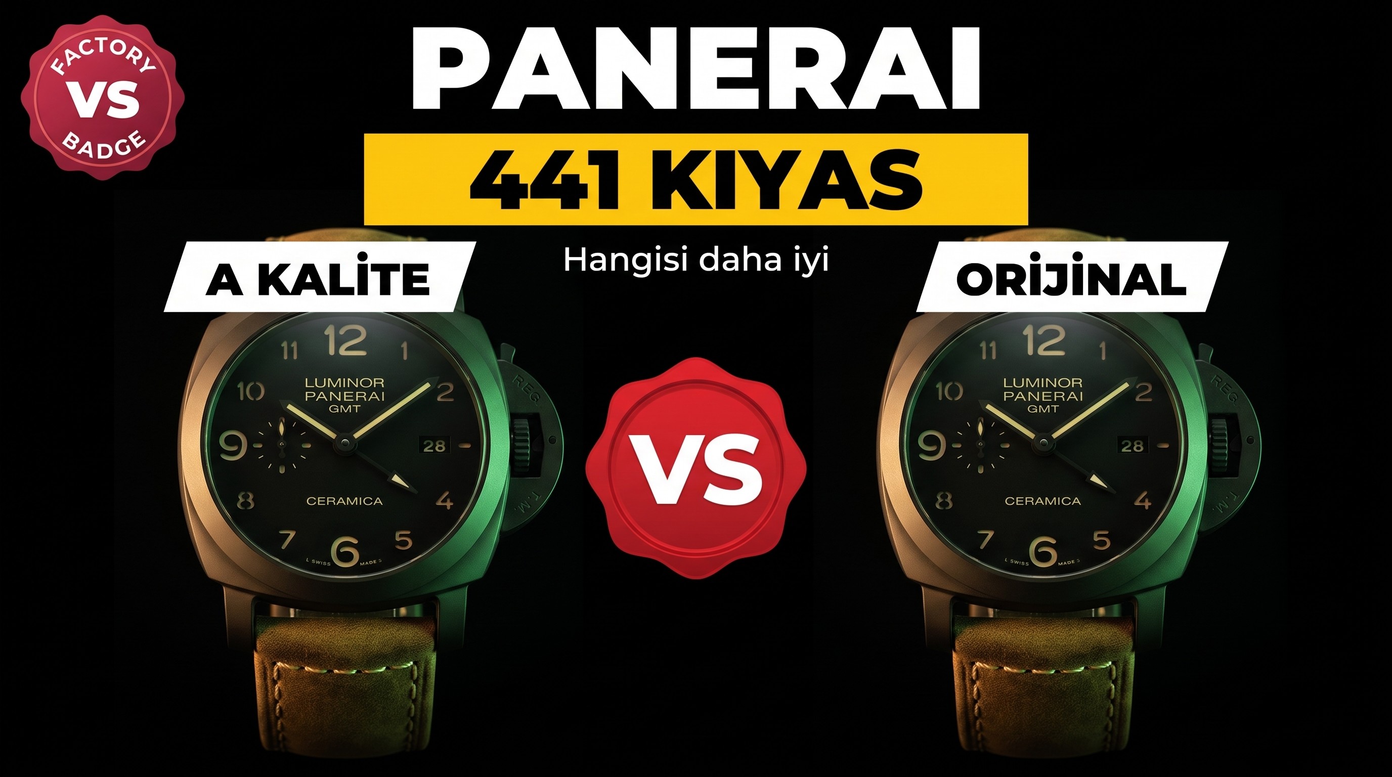 Panerai PAM00441 VS Factory İncelemesi