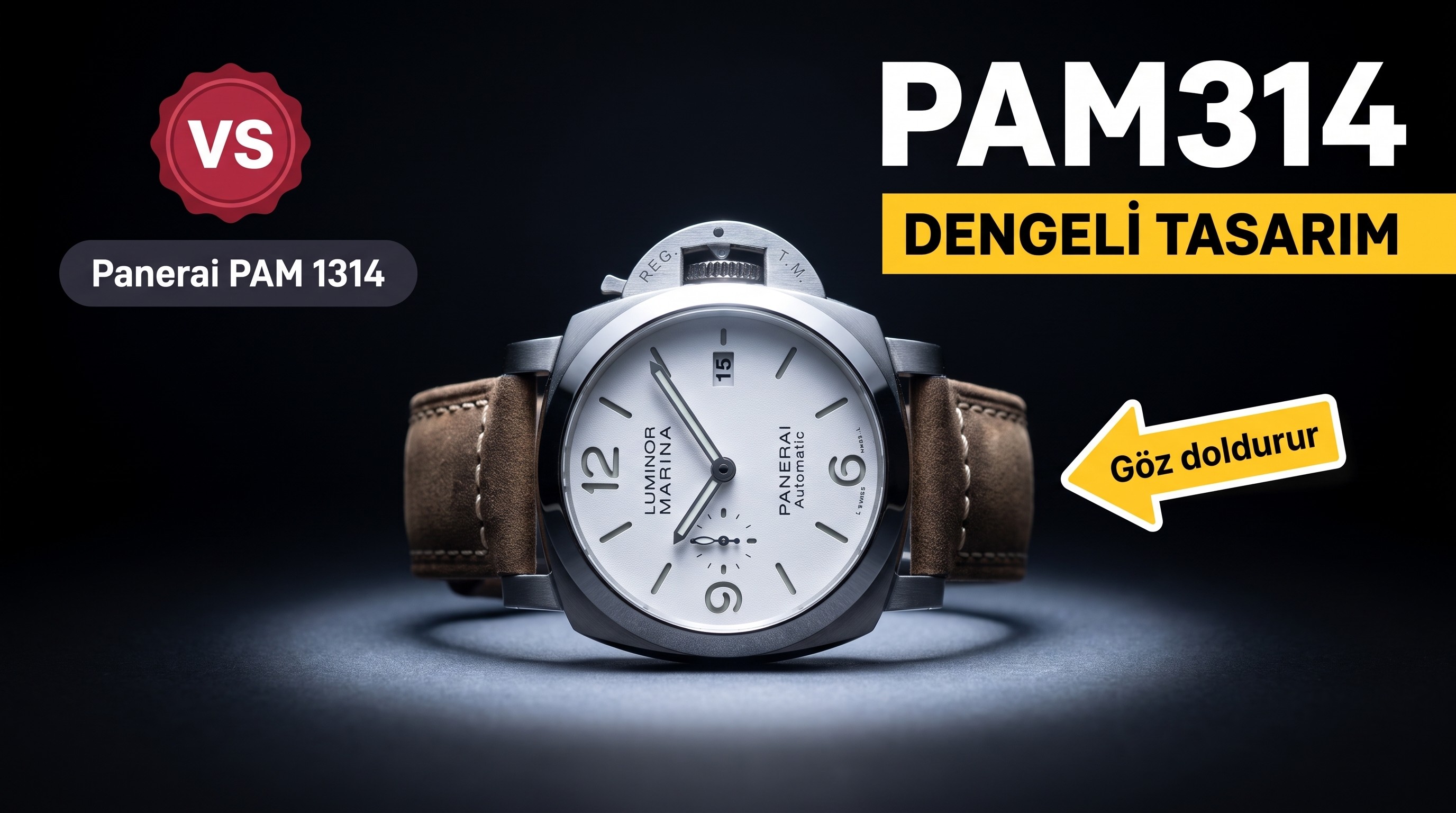 VS Factory Panerai PAM01314 Replika Saat - VS Fabrikası