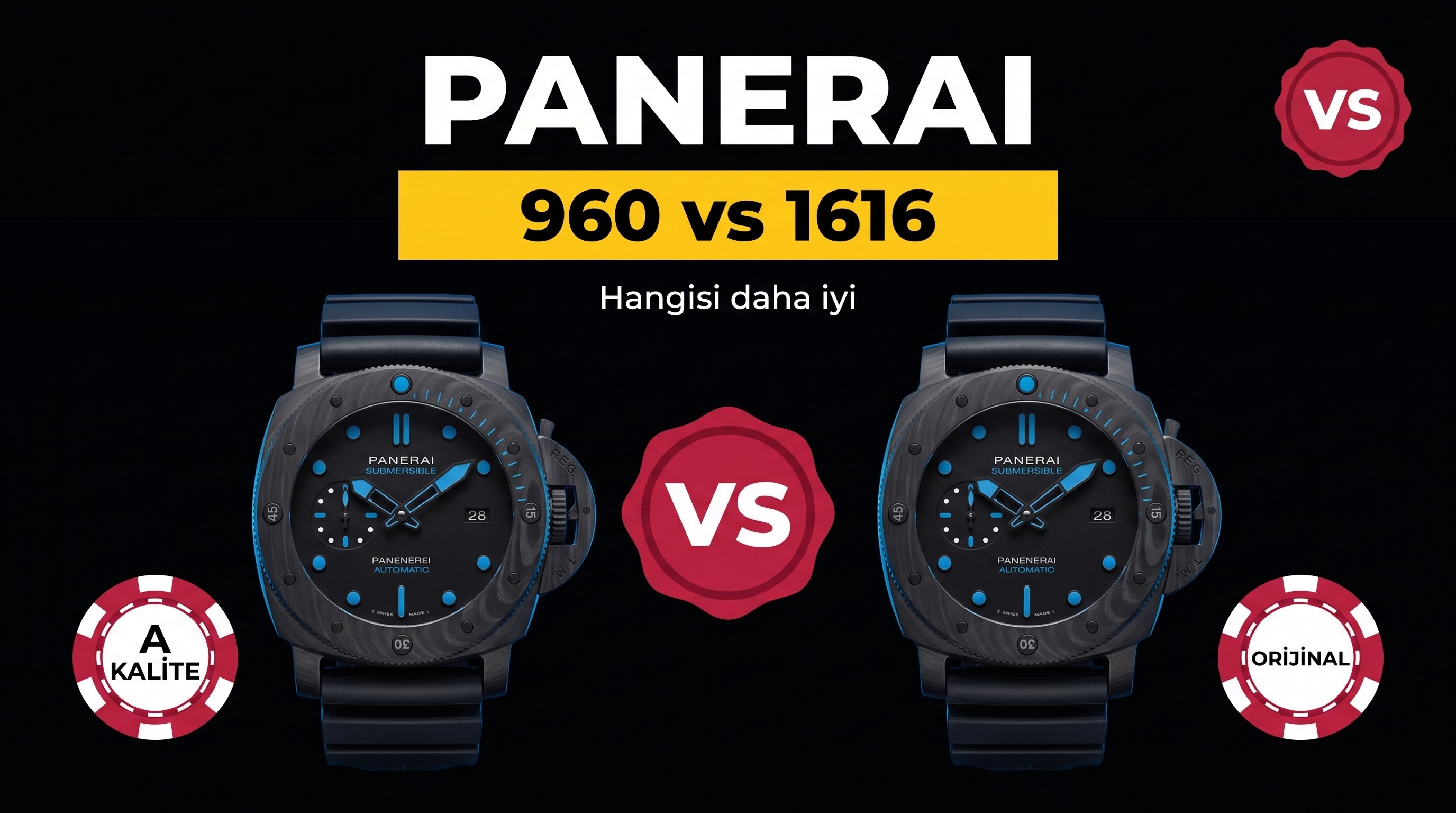 Panerai Luminor Submersible PAM01616 VS Factory...