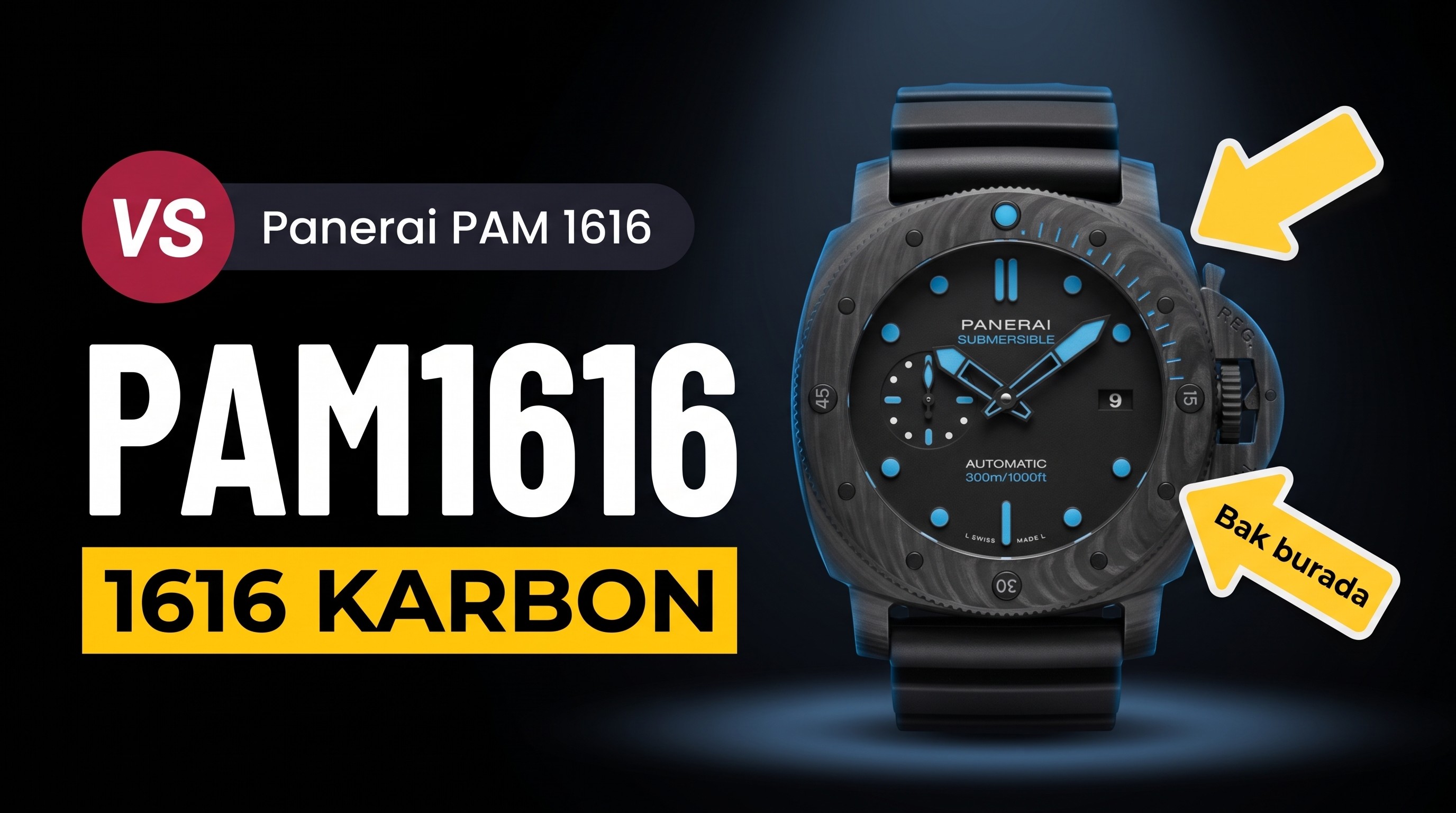 Panerai Luminor Submersible PAM01616 VS Factory...