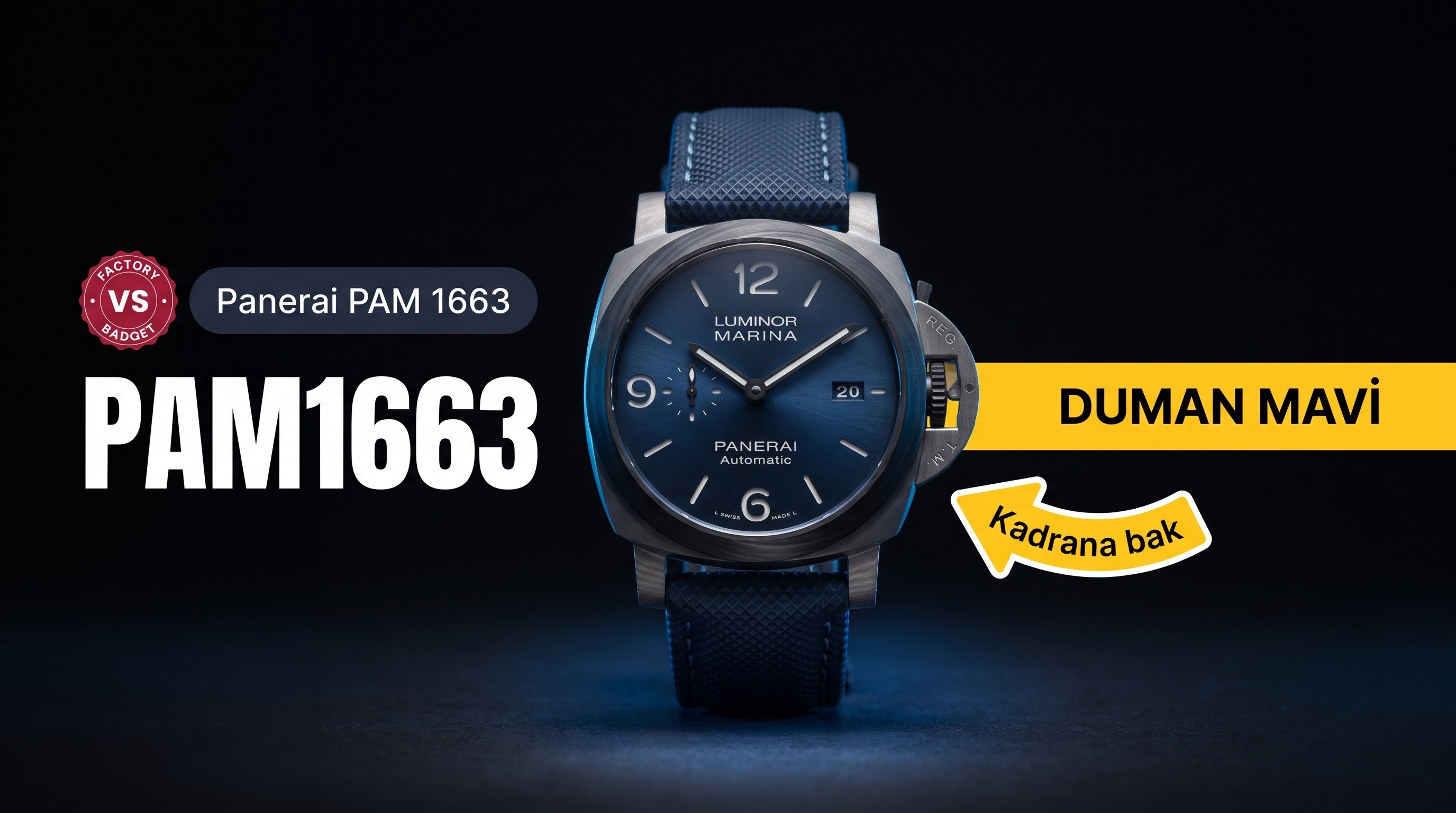 Panerai PAM01663 VS Factory İncelemesi