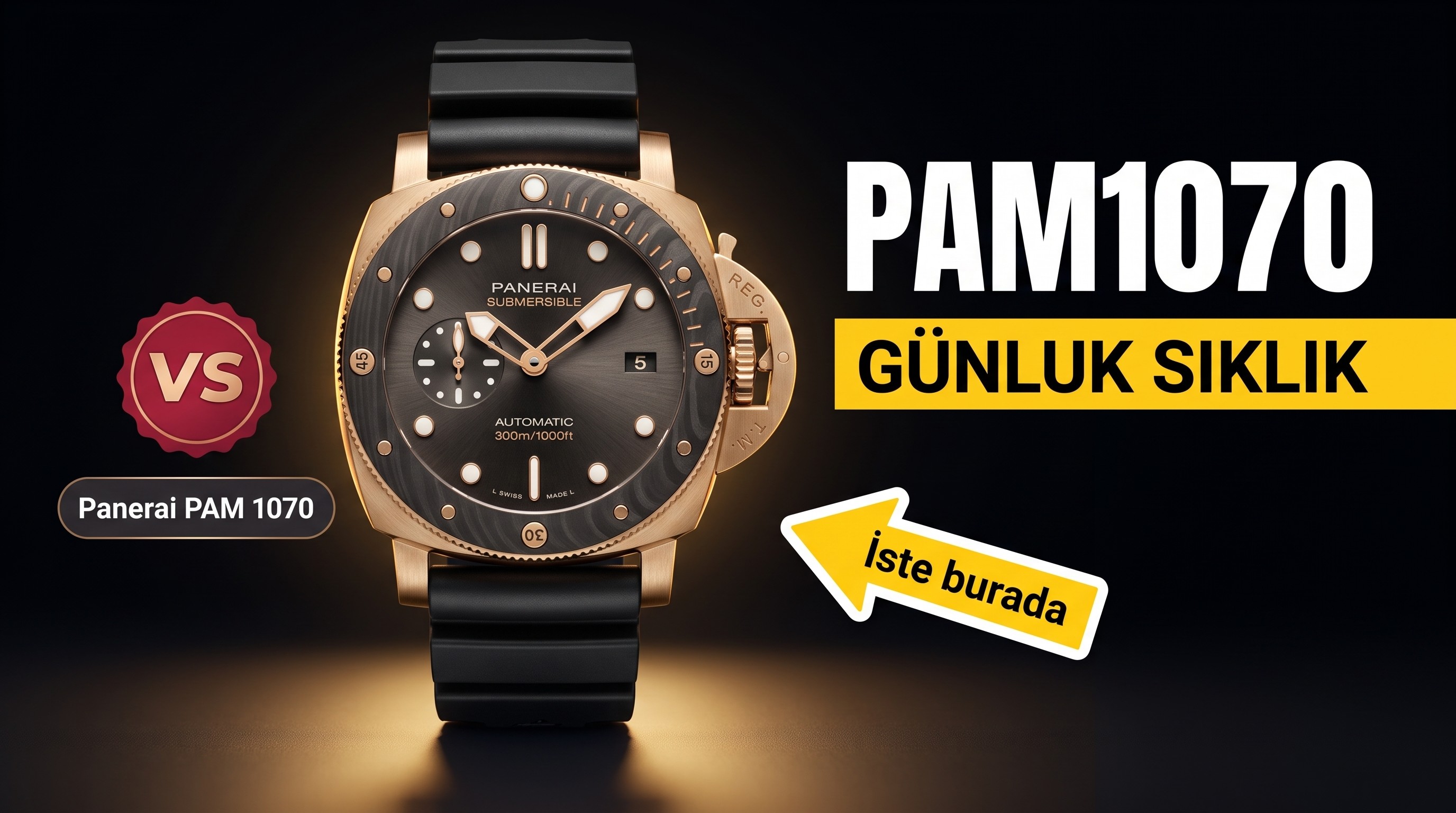 Panerai Luminor PAM1070 VS Factory İncelemesi