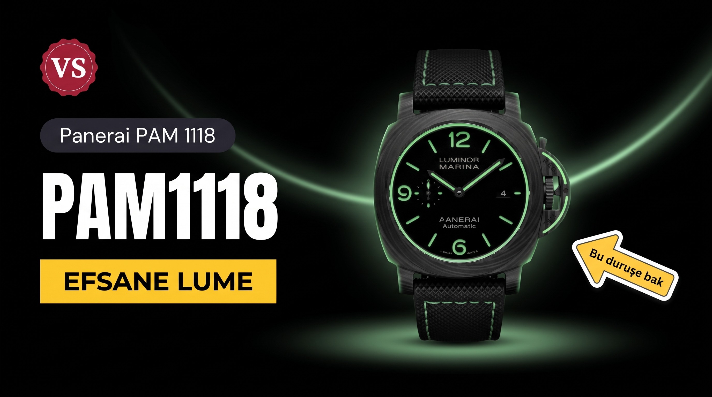Panerai Luminor Submersible PAM1118 VS Factory İ...