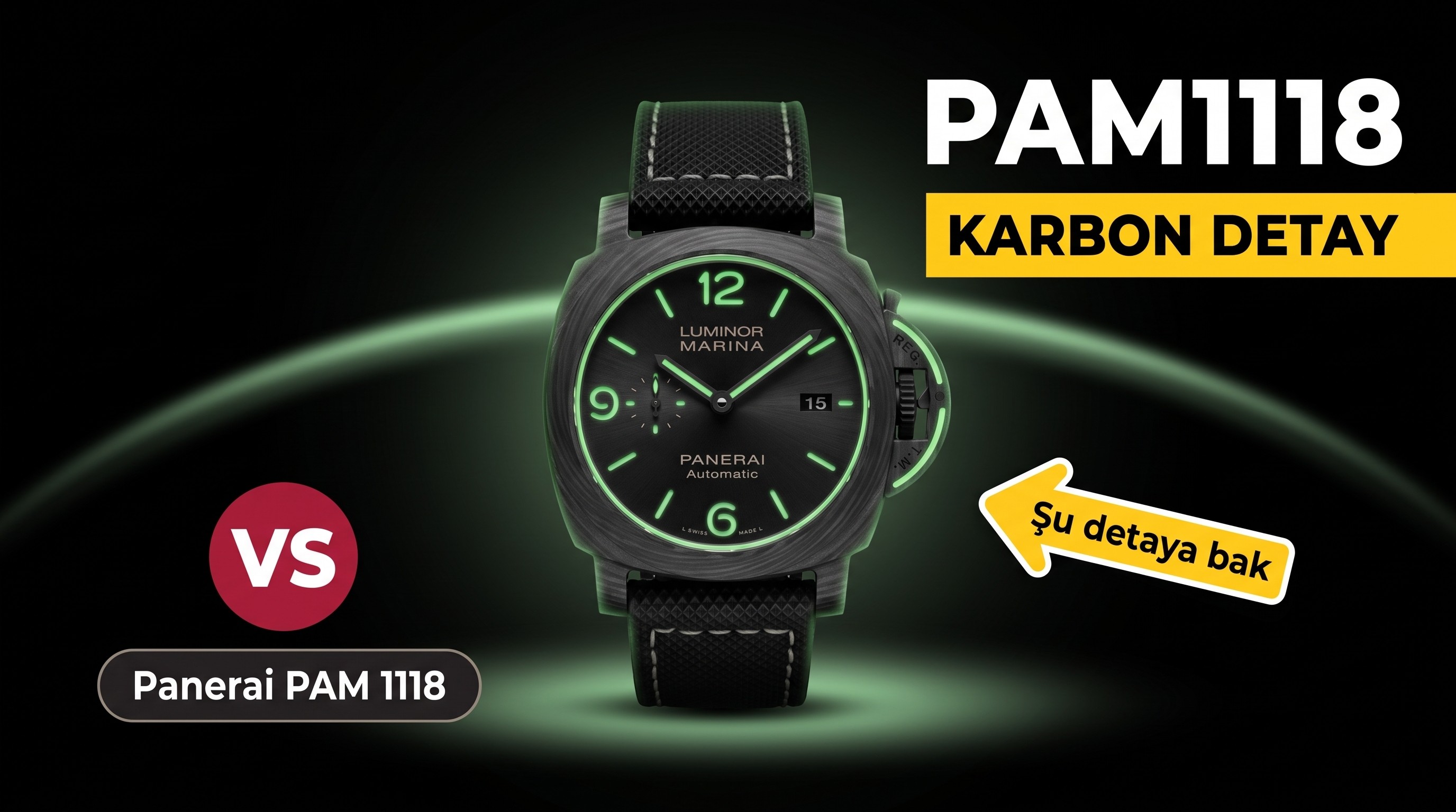 VS Factory Panerai PAM1118 Replika Kol Saati - VS Saat