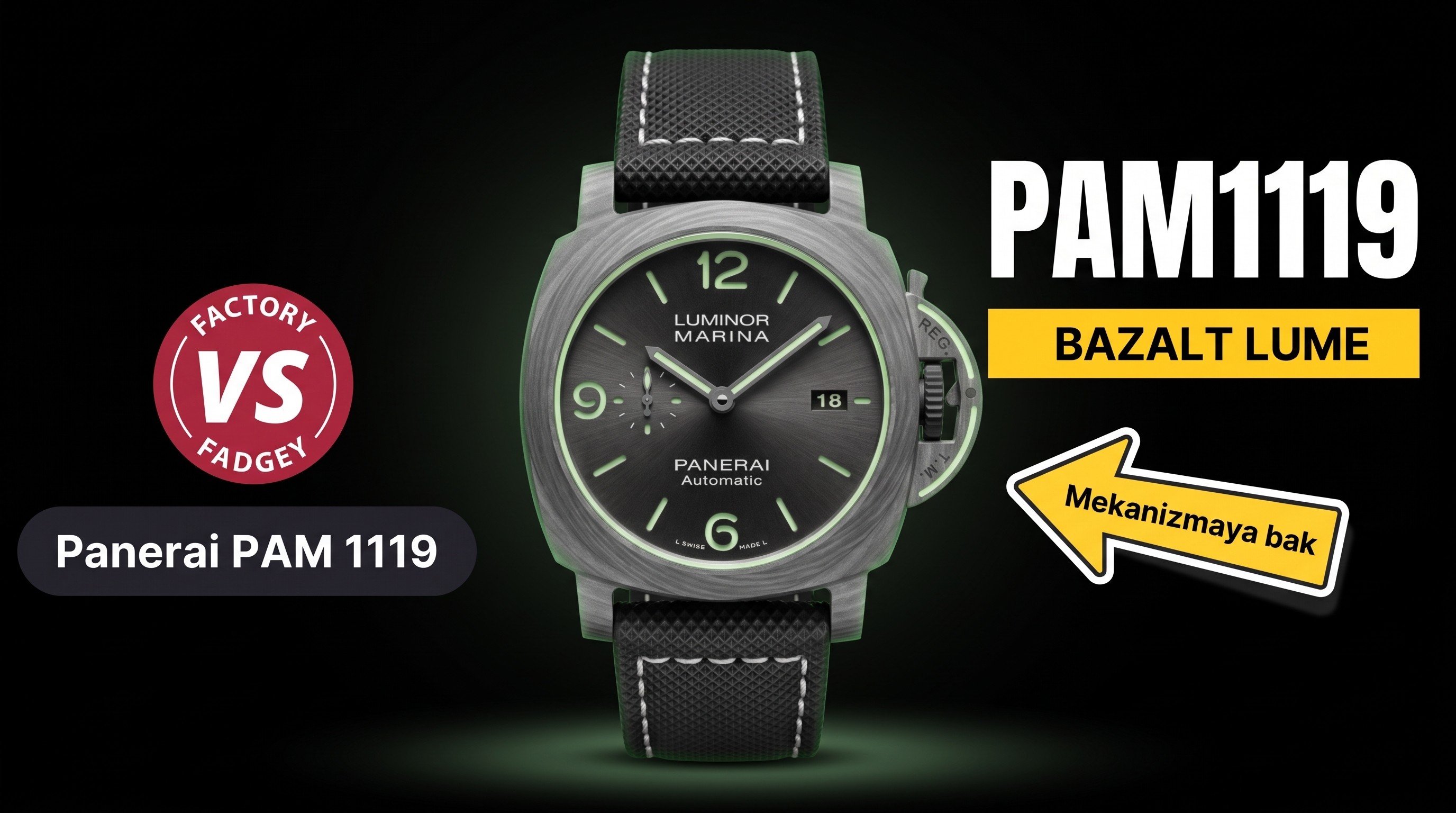 VS Factory Panerai PAM1119 Replika Saat - VS Watch