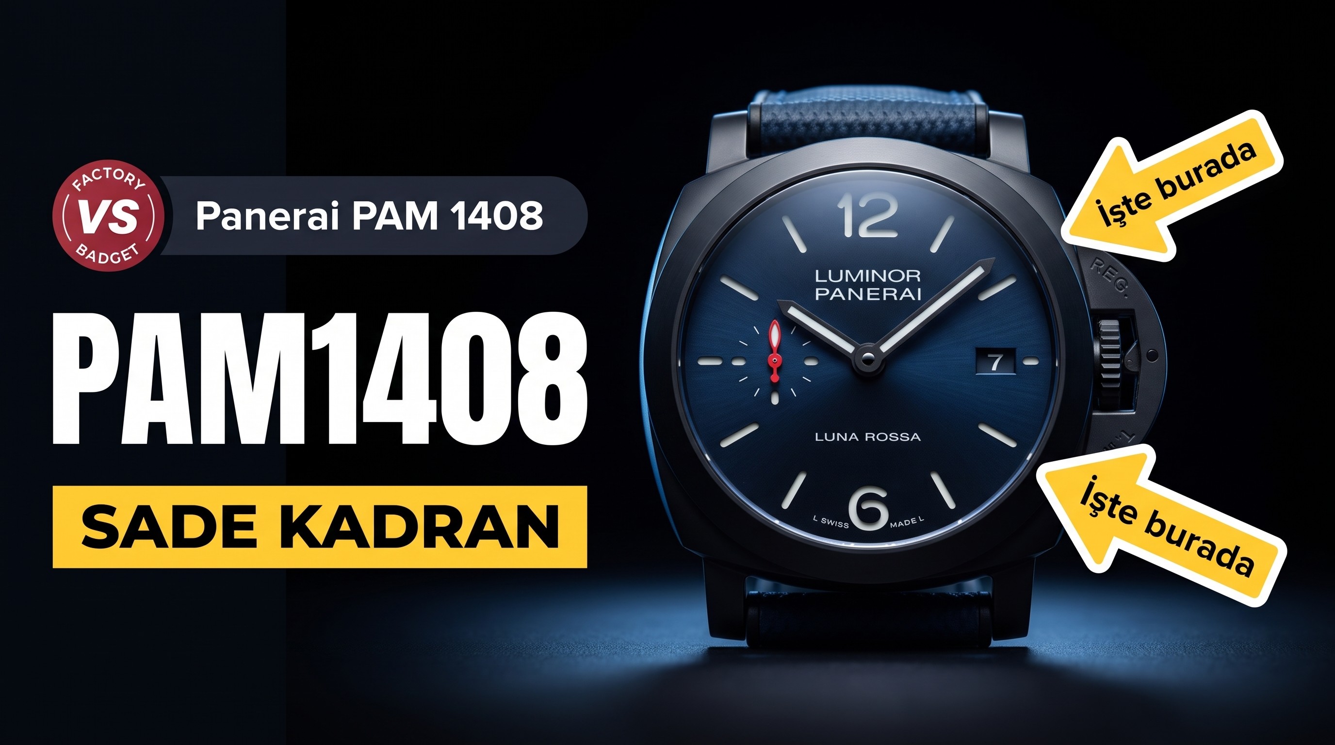 VS Factory Panerai PAM1408 replika saat - VS saat