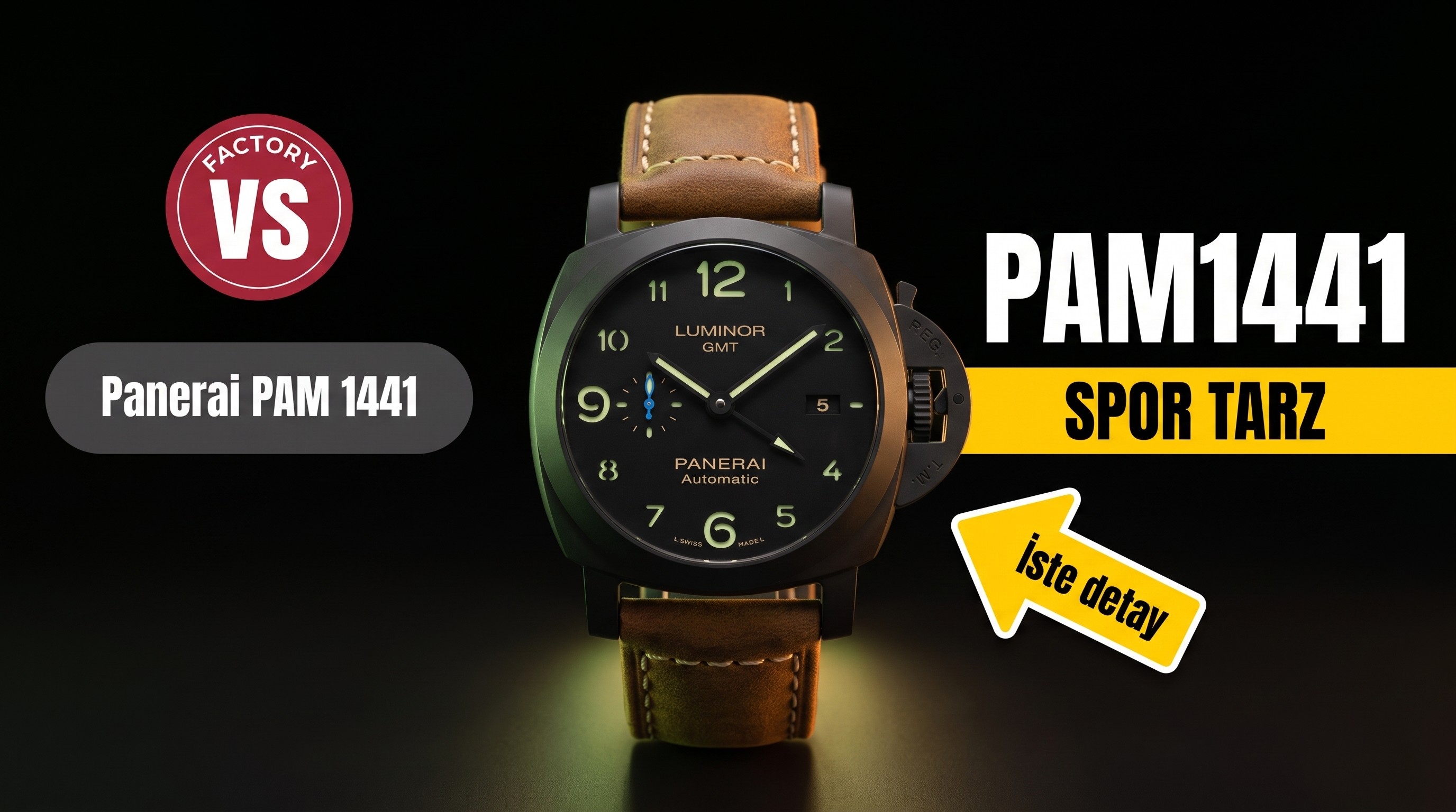 VS Factory Panerai PAM1441 Replika Kol Saati - VS Saat
