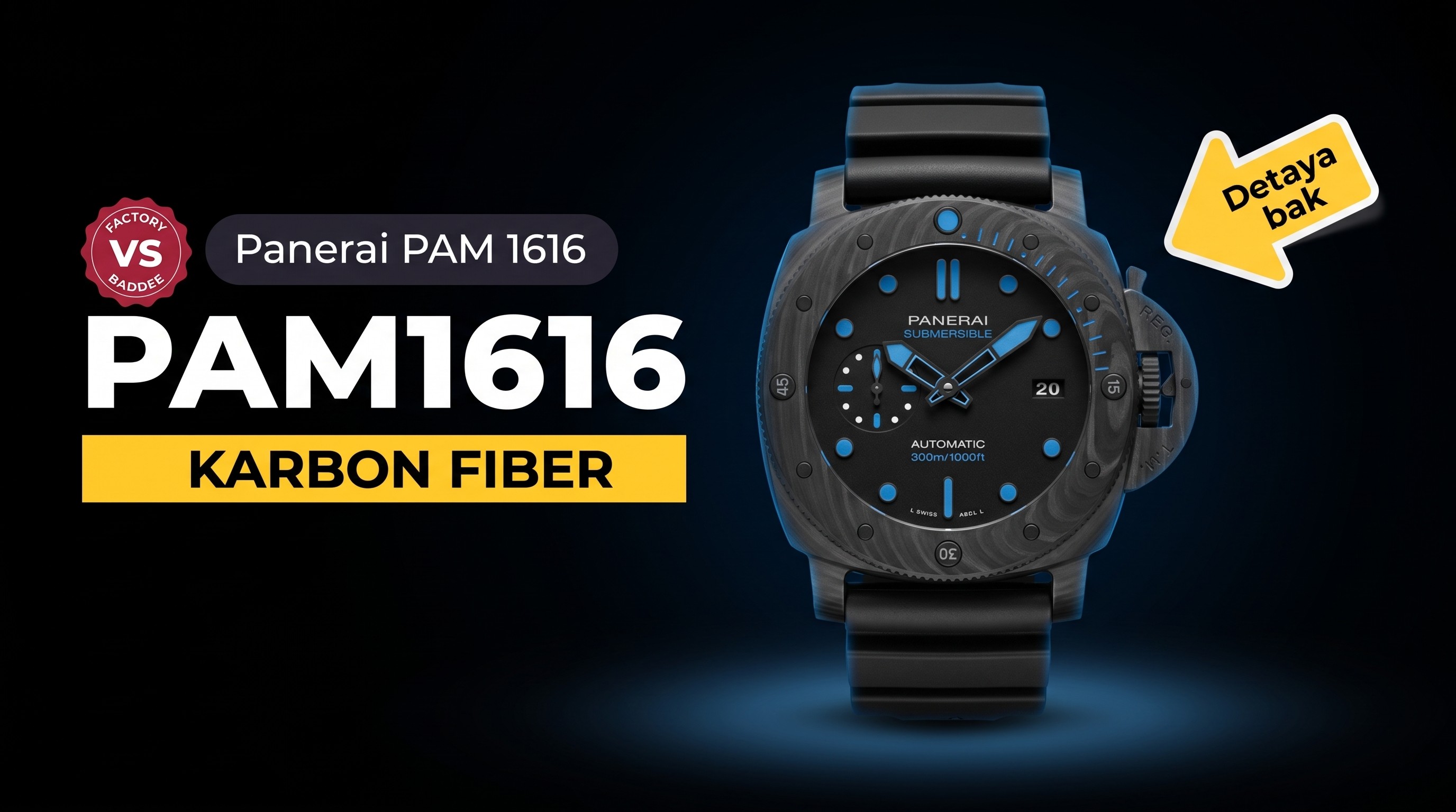 Panerai Luminor Submersible PAM1616 VS Factory İ...