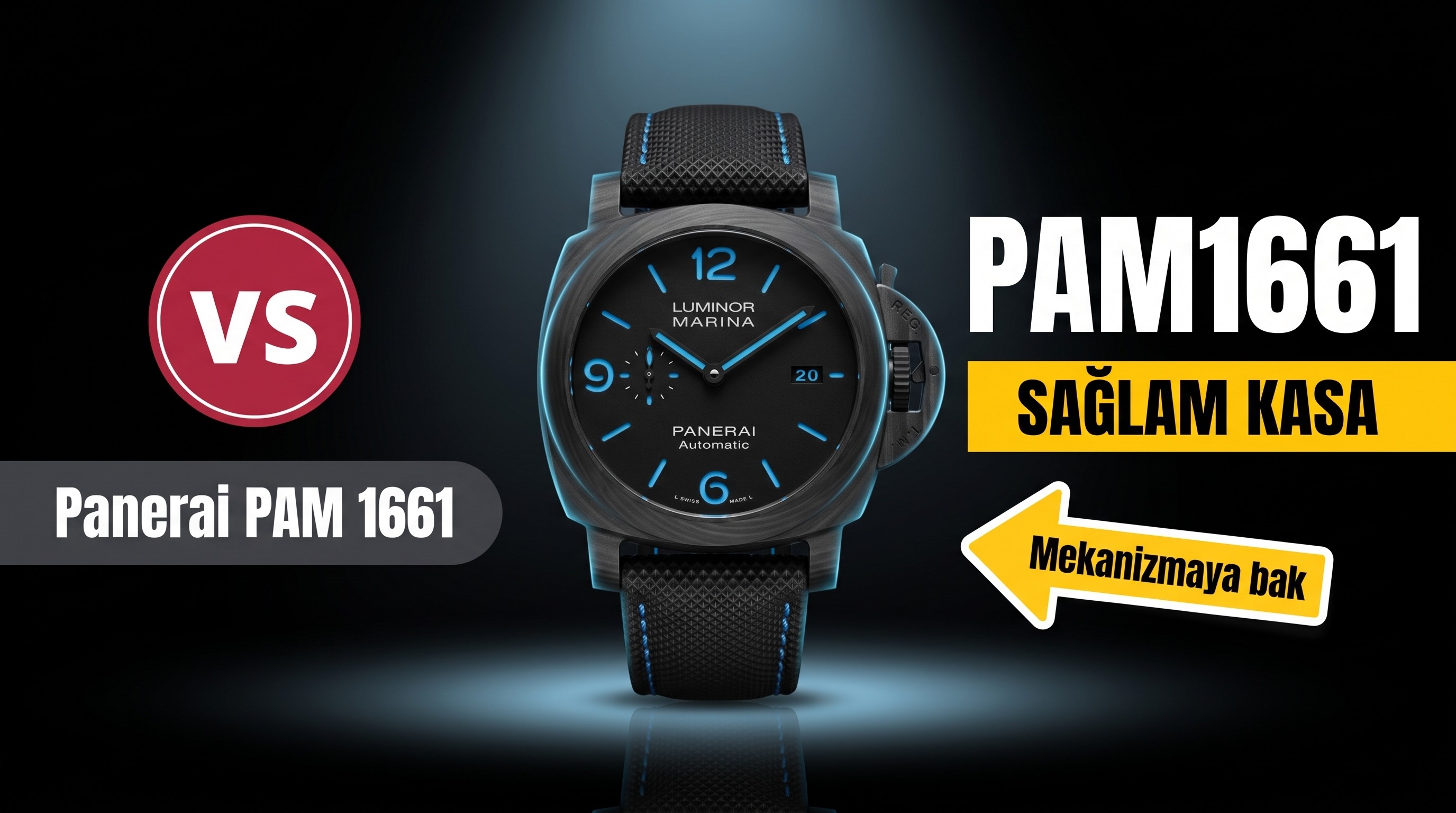 VS Factory Panerai PAM1661 replika kol saati - VS saat