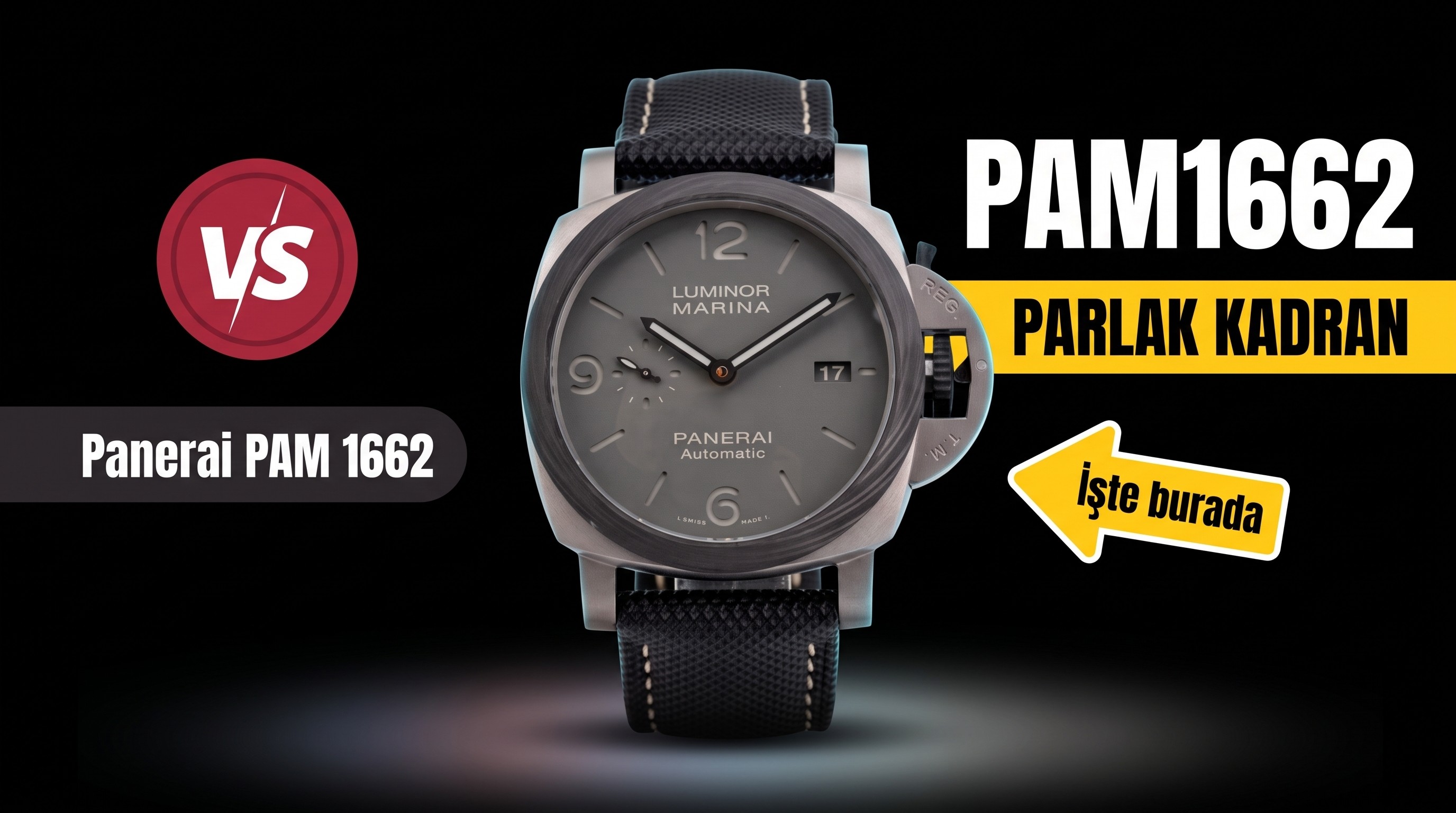 VS Factory Panerai PAM1662 Replika Kol Saati - VS Saat