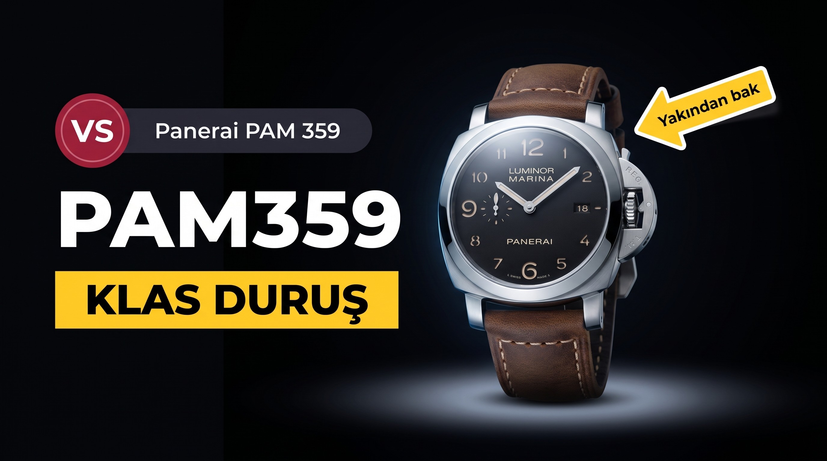 Panerai PAM359 VS Factory İncelemesi