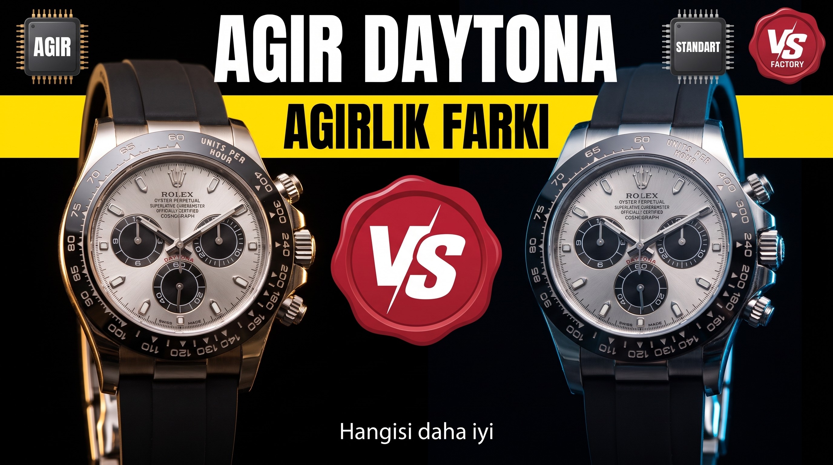 Agirligi Artirilmis Yeni vs Factory Daytona Karş...