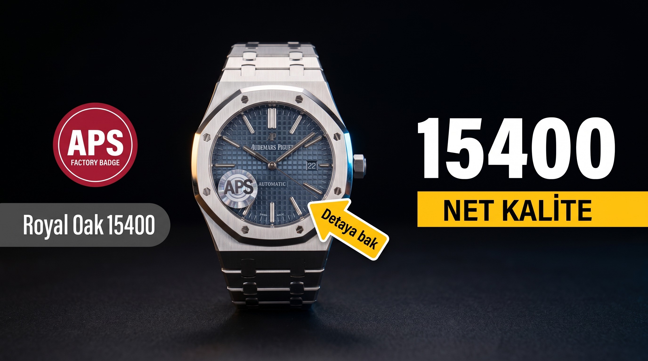 Audemars Piguet Royal Oak 15400 APS Factory İnce...