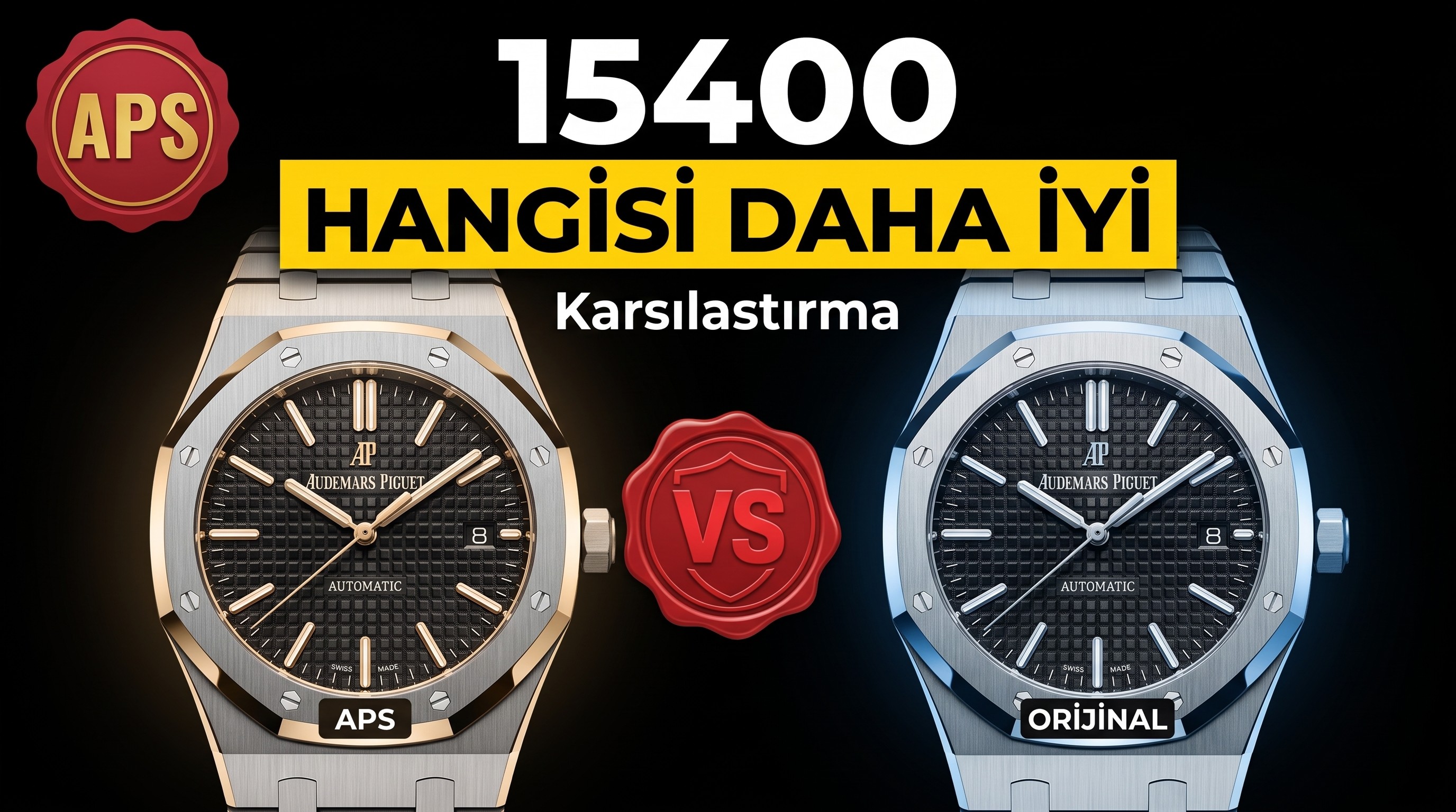 APS Factory Audemars Piguet entegre 3120 en güçlü "çelik kral" 15400 orijinaliyle karşılaştırması nasıl