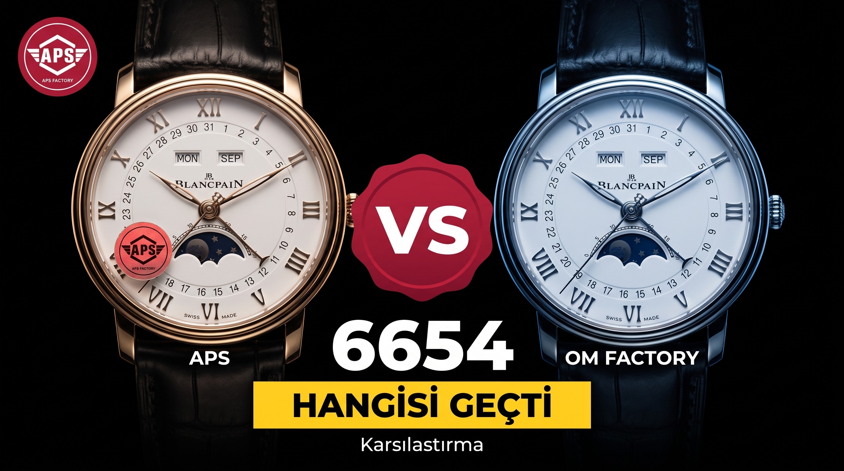 APS Factory Blancpain 6654 kalitesi OM Factory fabrikasını geçti mi?