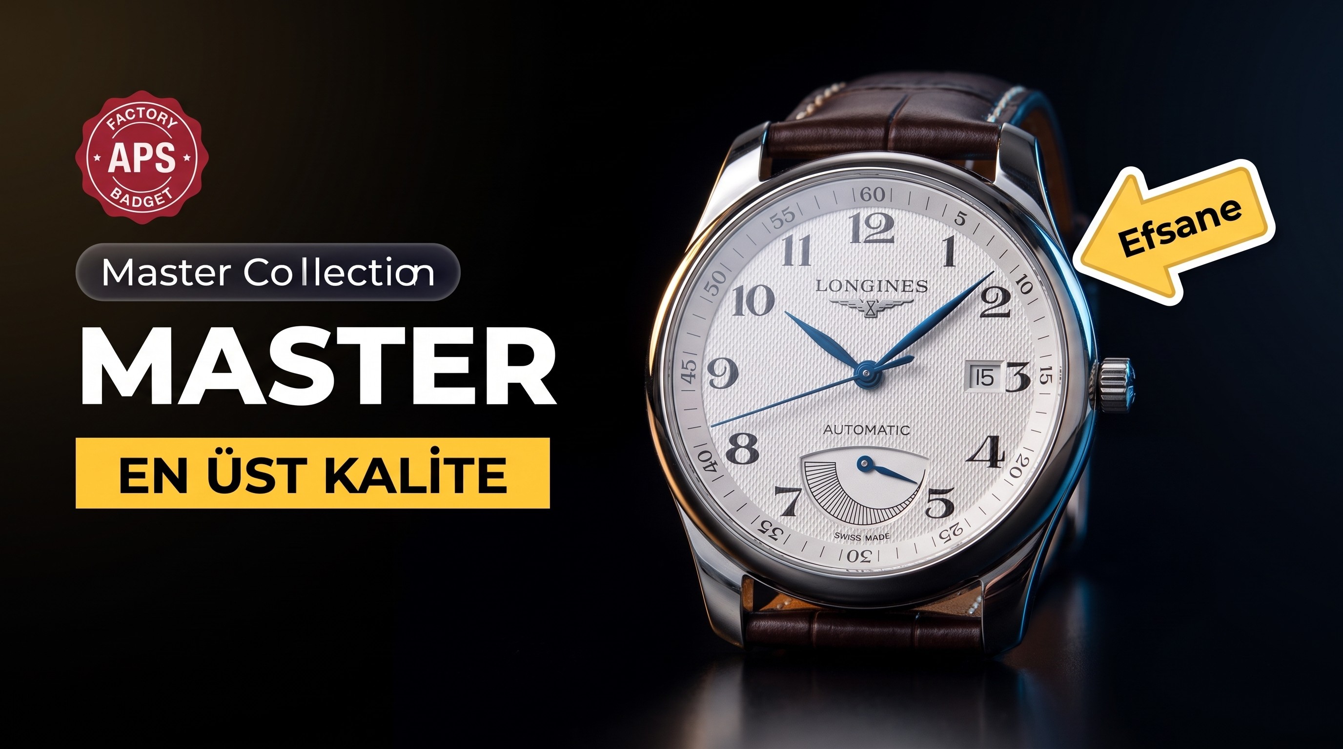 APS Factory Longines Master Collection büyük ağız modeli incelemesi