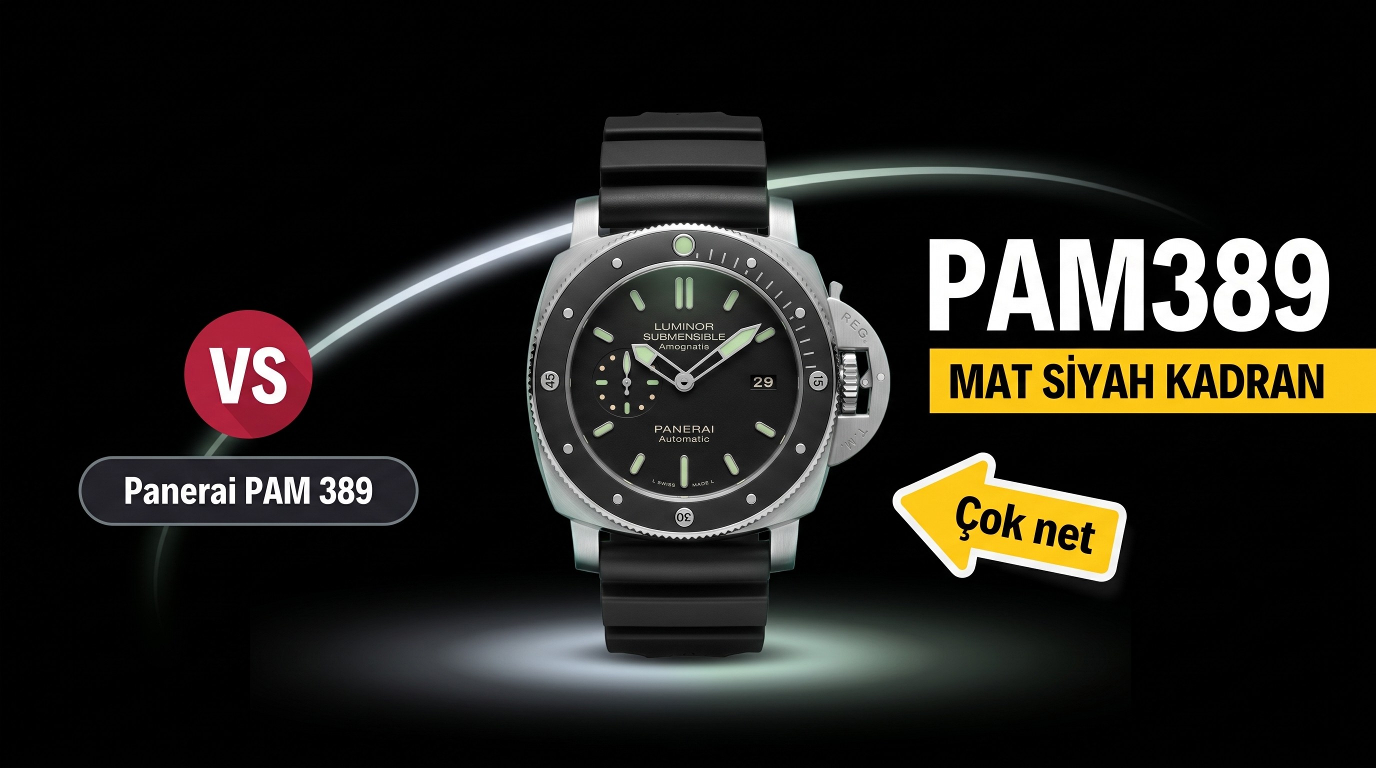 VS Factory Panerai PAM389 Replika Kol Saati - VS Saat