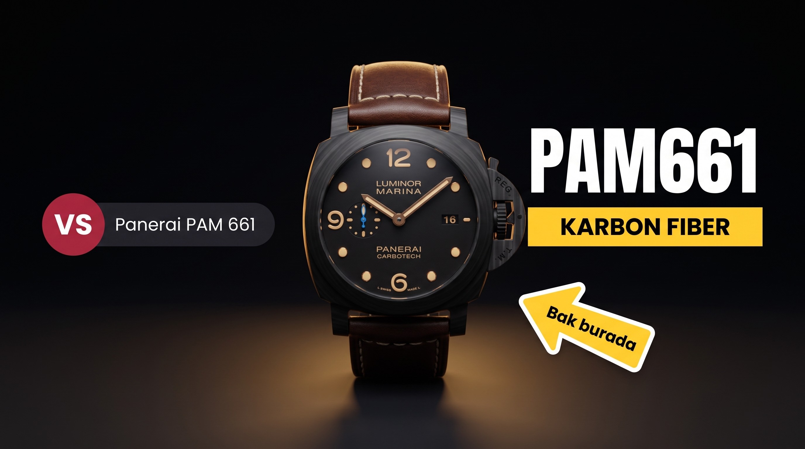 Panerai Luminor Submersible PAM661 VS Factory İn...