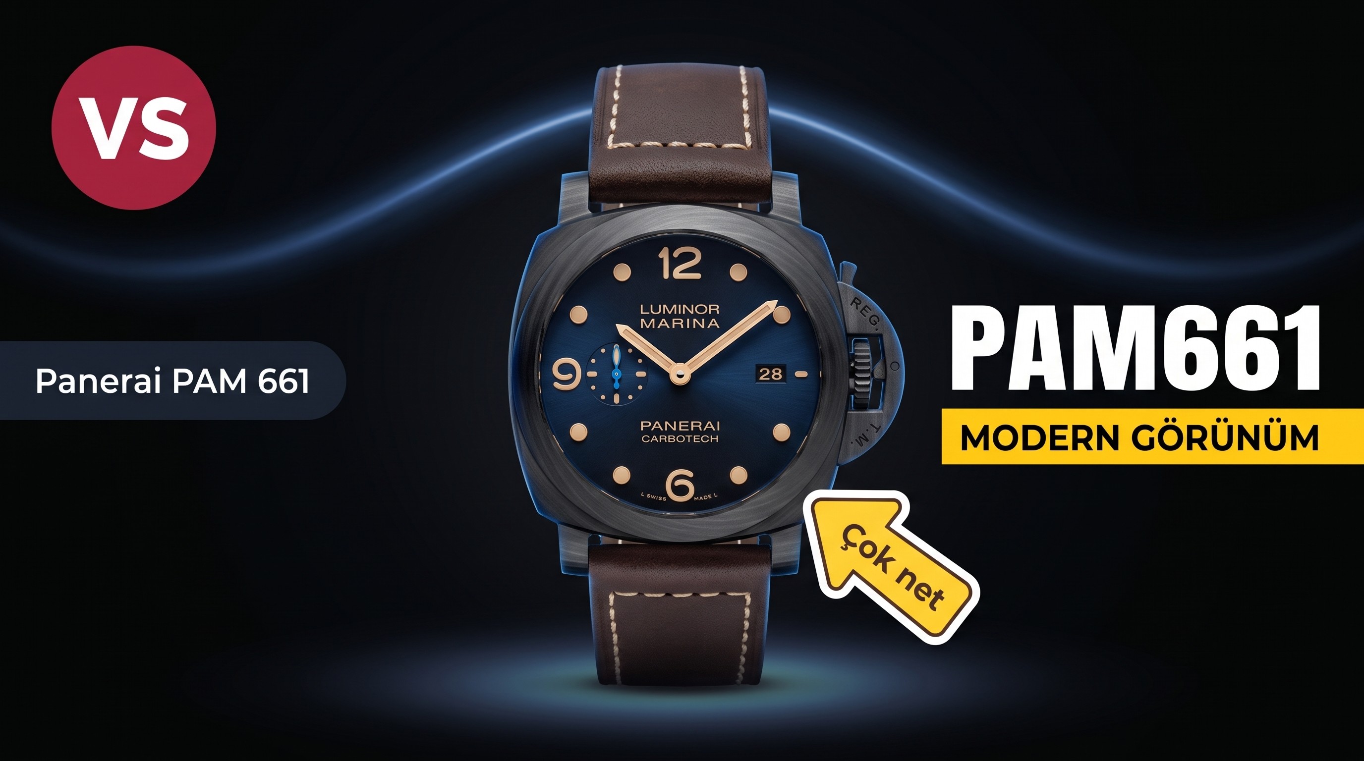 Panerai Luminor Submersible PAM661 VS Factory İn...
