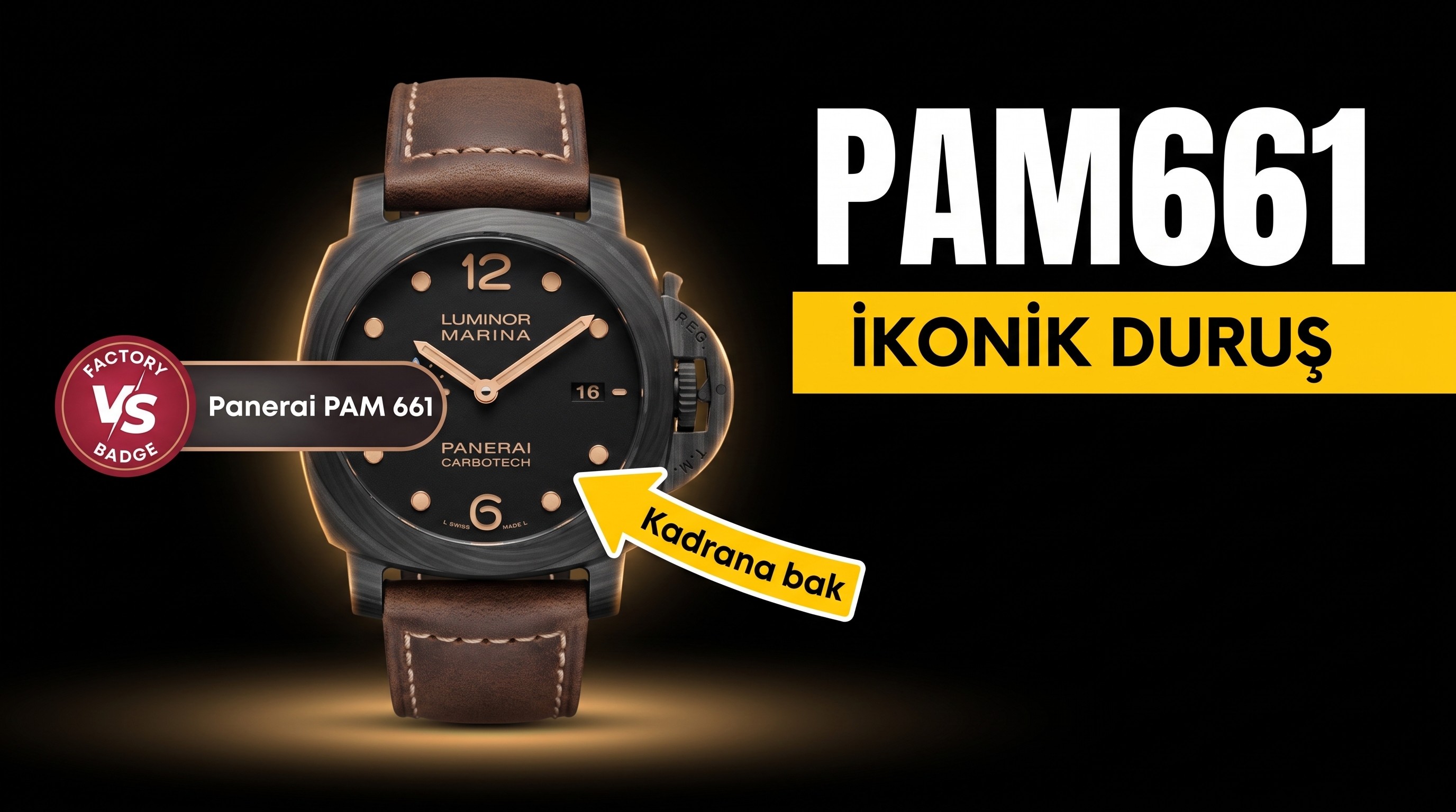 VS Factory Panerai PAM661 replika saat - VS Saat