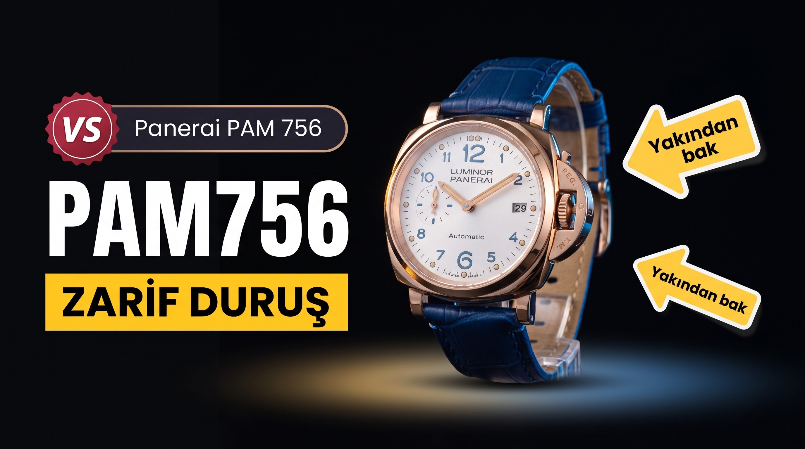 VS Factory Panerai PAM756 Replika Kol Saati - VS Watch