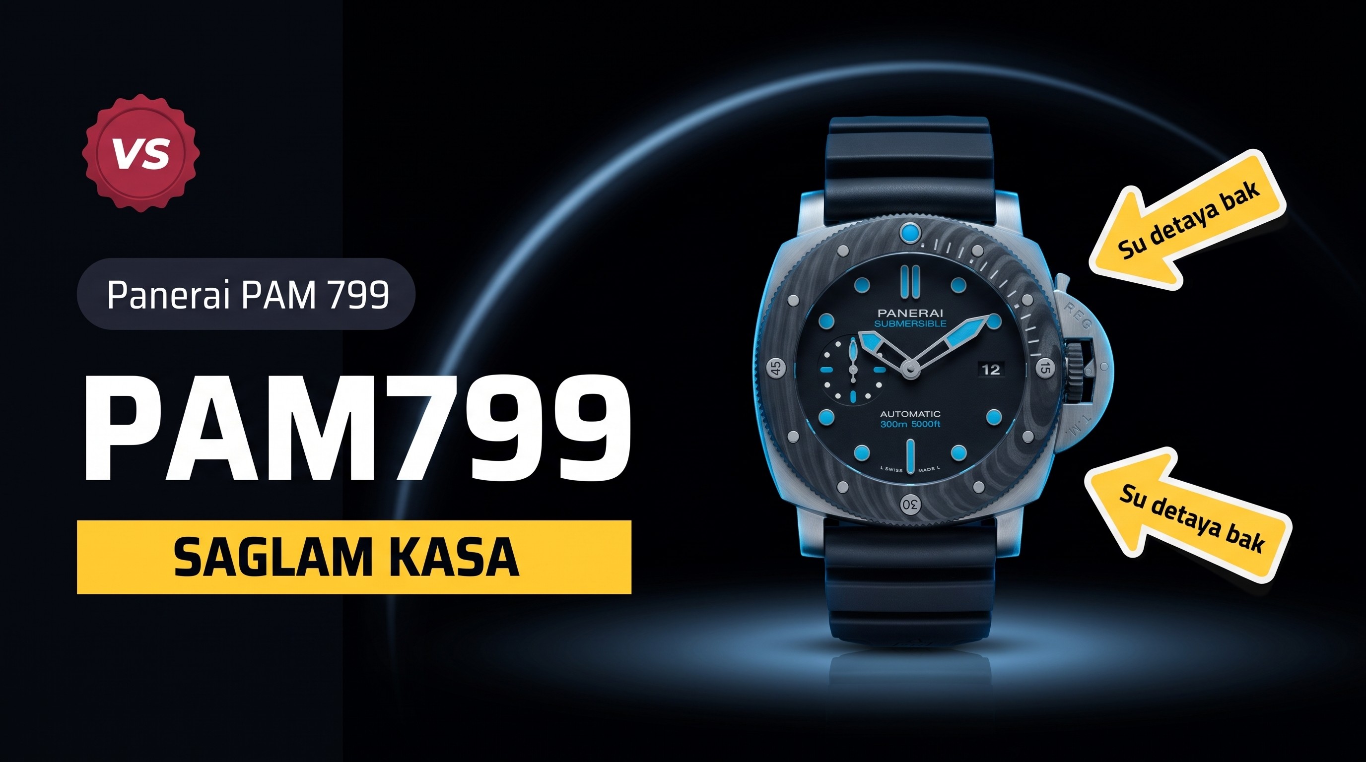 VS Factory Panerai PAM799 replika kol saati - VS saat