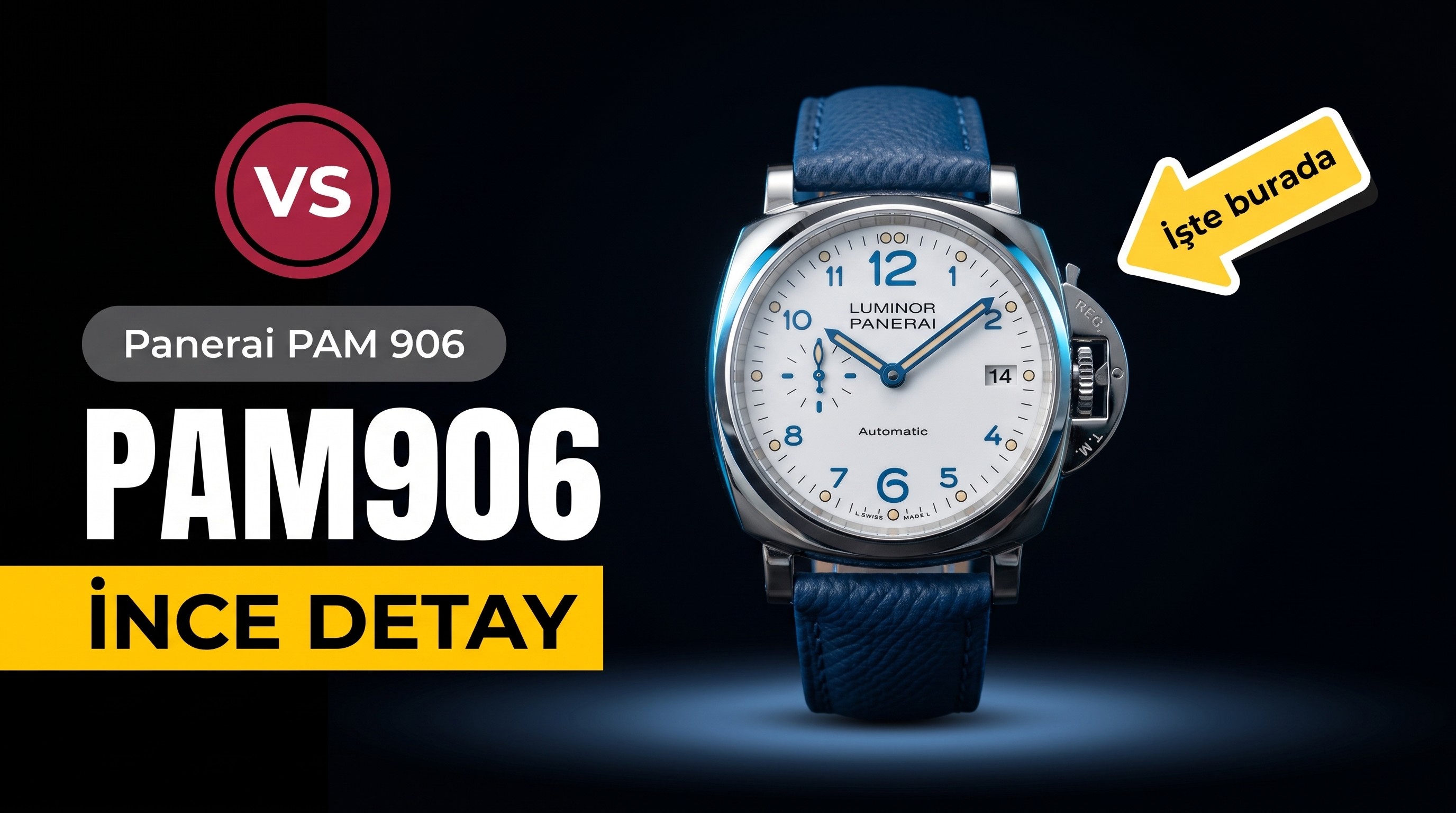 VS Factory Panerai PAM906 Replika Saat - VS Saat