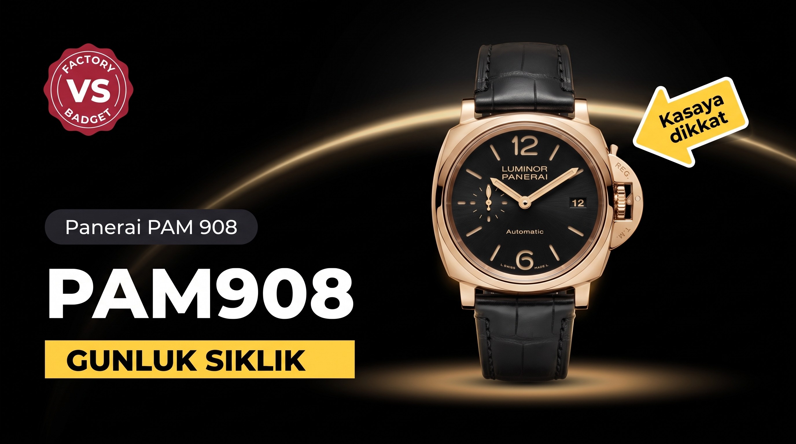 VS Factory Panerai PAM908 replika saat - VS