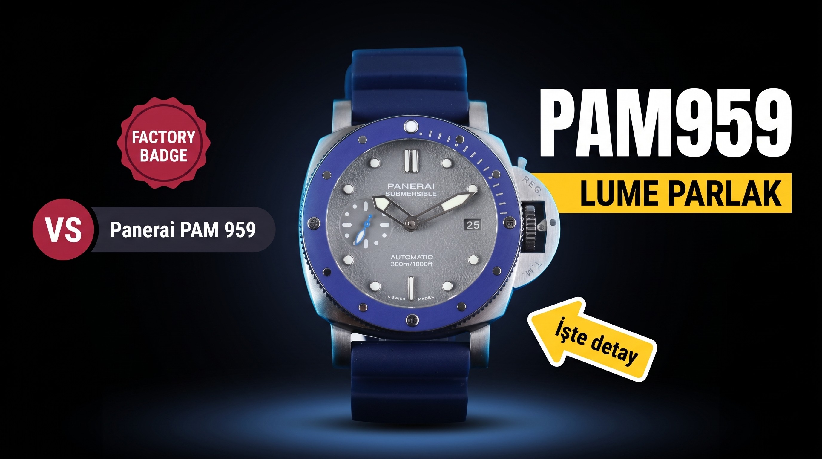 VS Factory Panerai PAM959 Replika Kol Saati - VS Saat