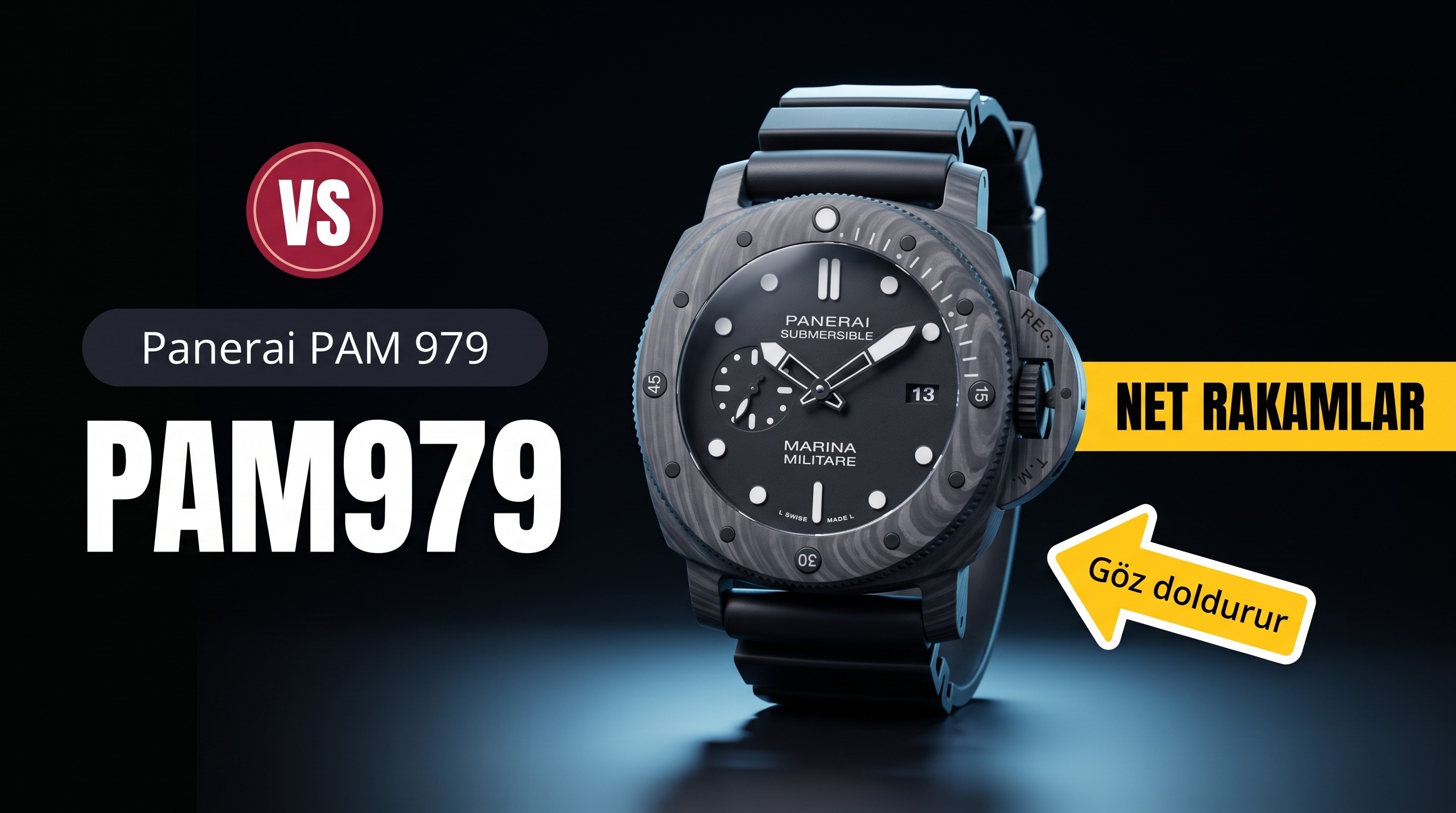 Panerai Luminor Submersible PAM979 VS Factory İn...