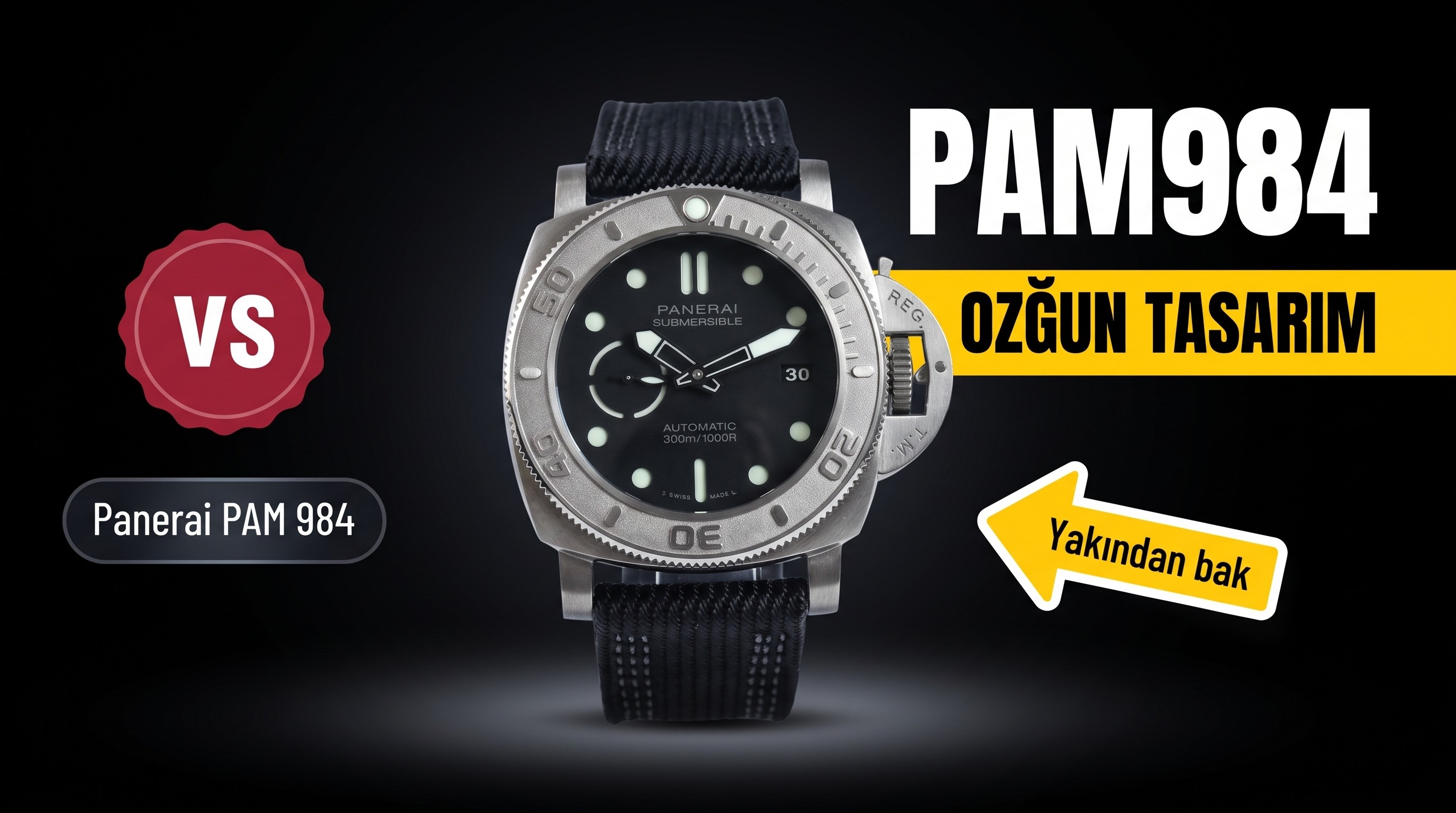 VS Factory Panerai PAM984 replika kol saati - VS Saat