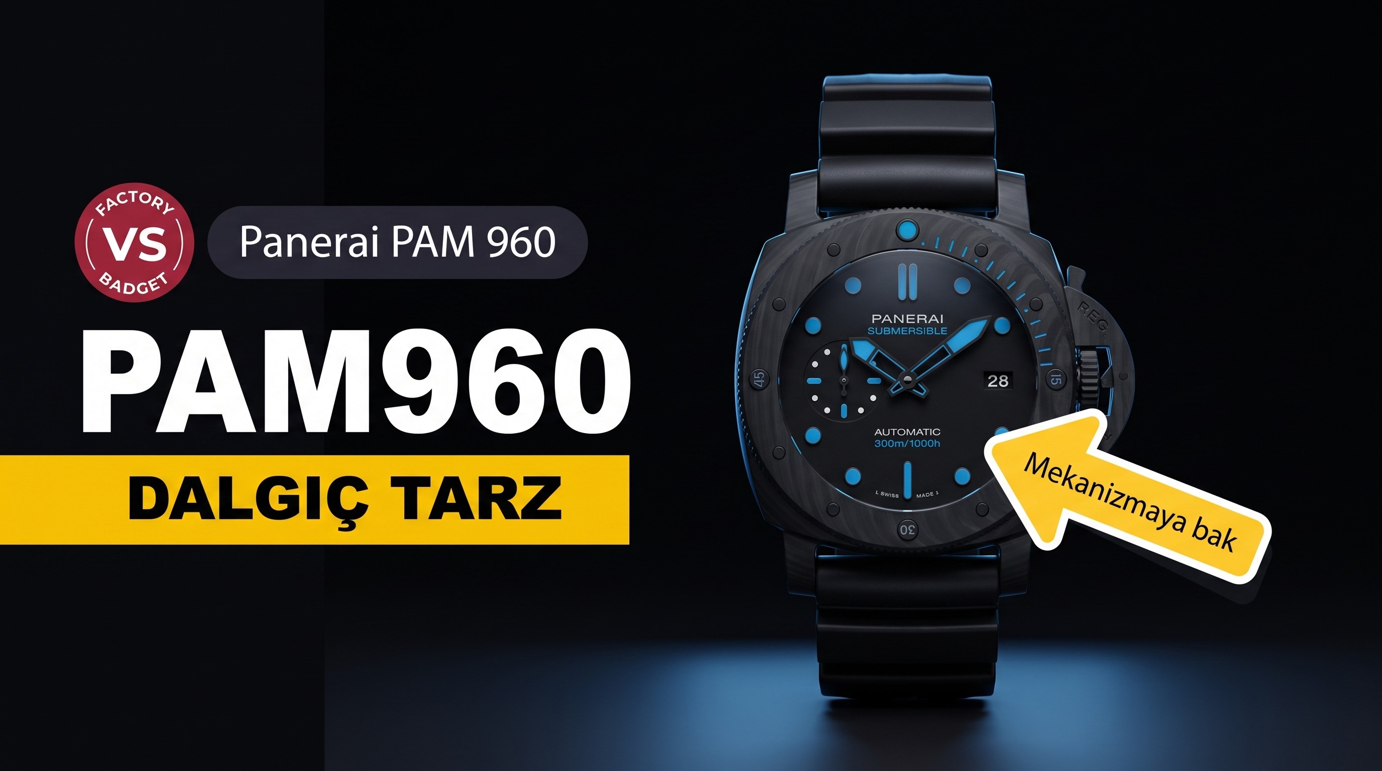 Panerai Luminor Submersible PAM960 VS Factory İn...