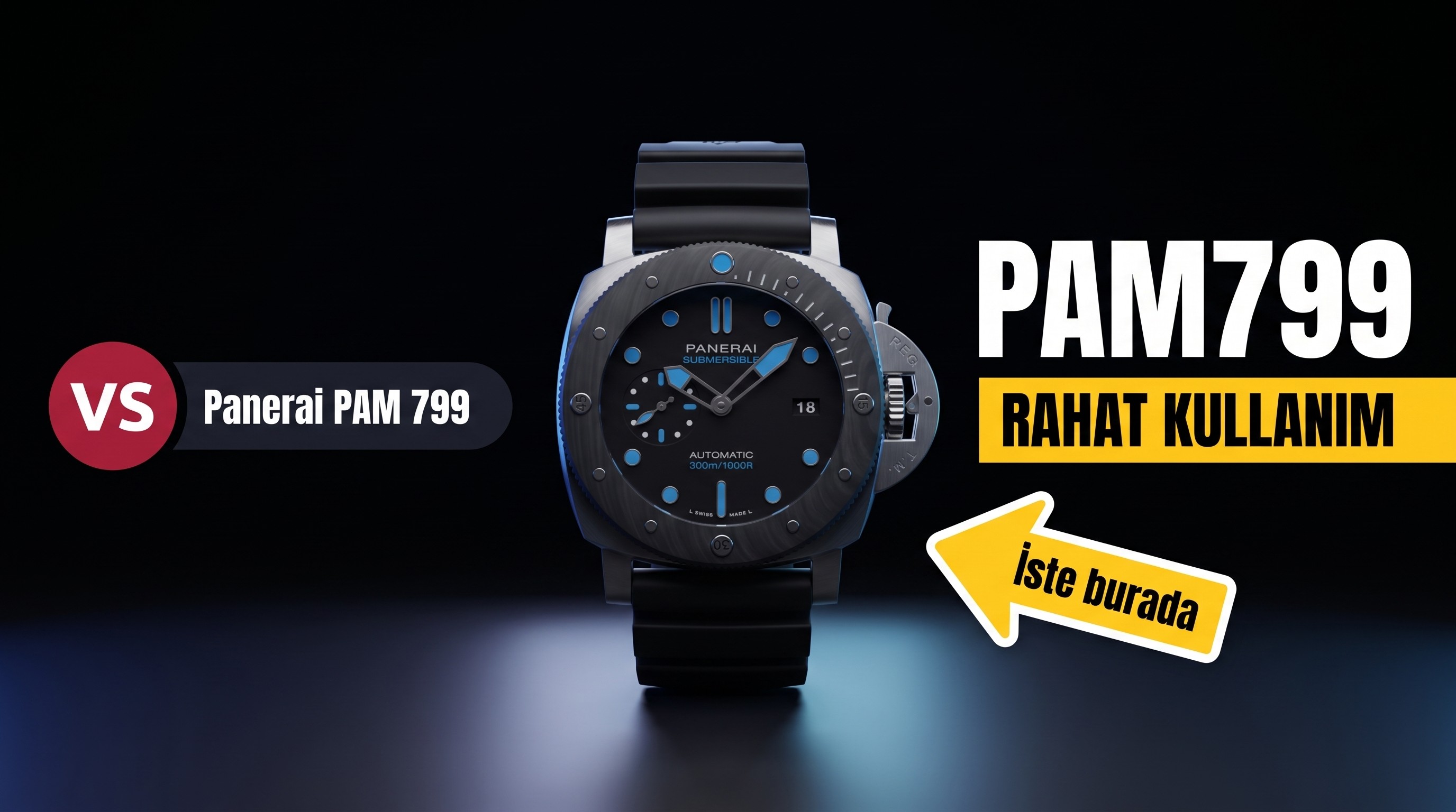 Panerai Luminor Submersible PAM00799 VS Factory...