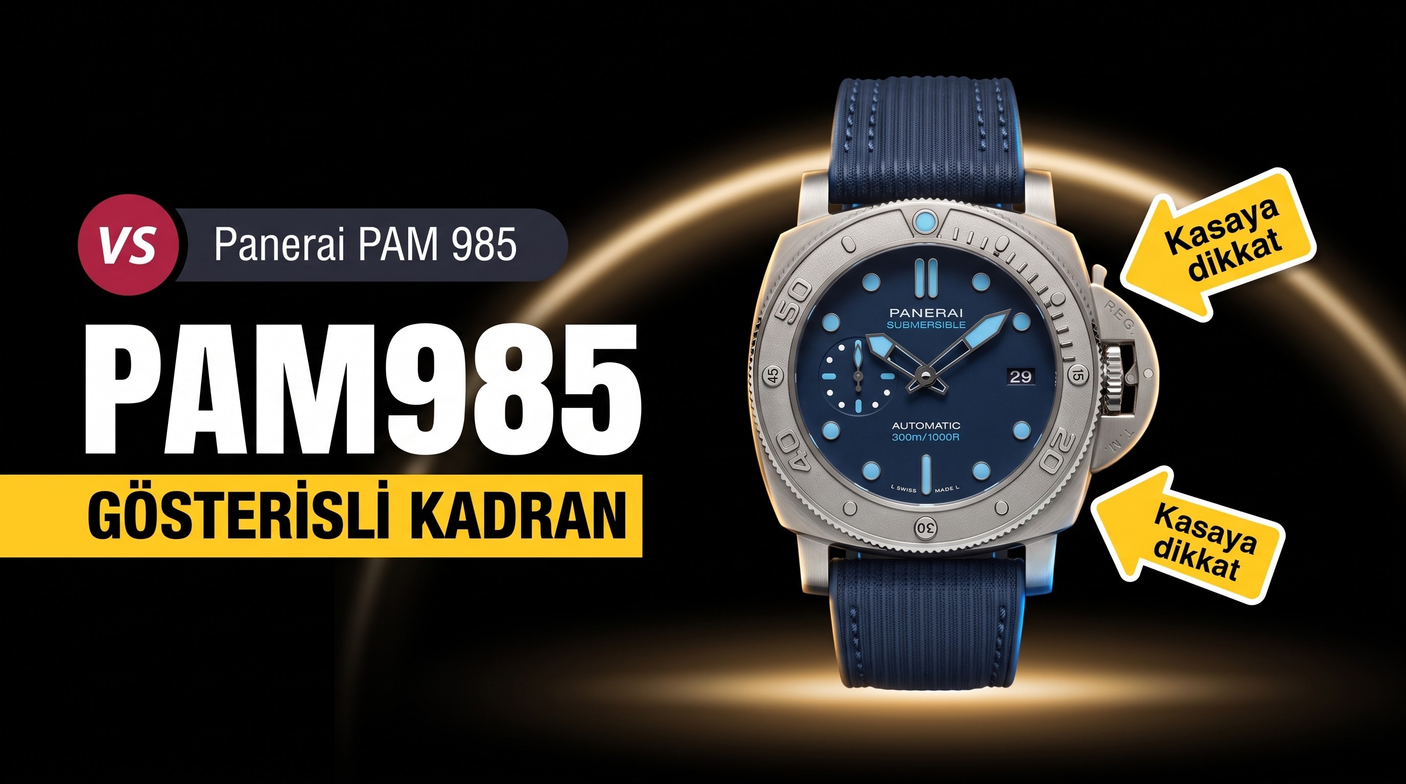 Panerai Luminor Submersible PAM00985 VS Factory...