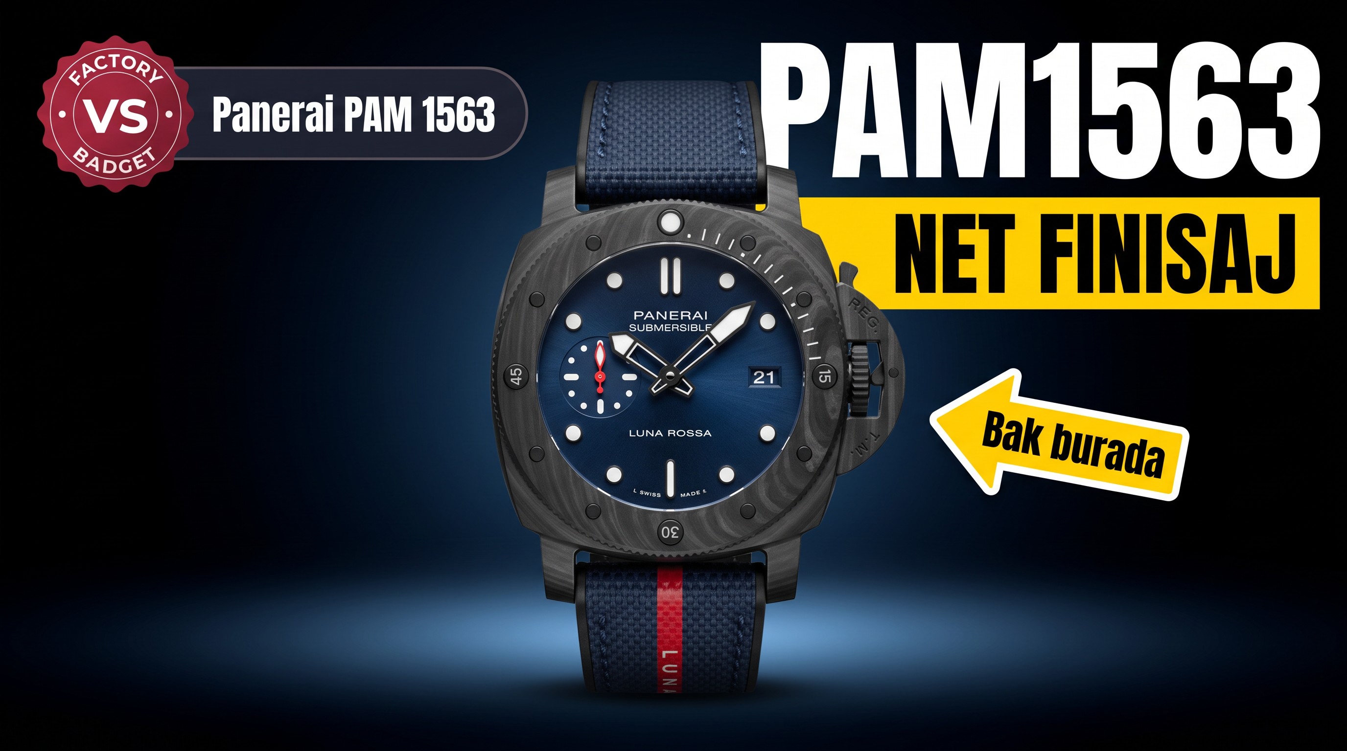 VS Factory Panerai Submersible Serisi PAM01563 Replika Kol Saati - VS Saat
