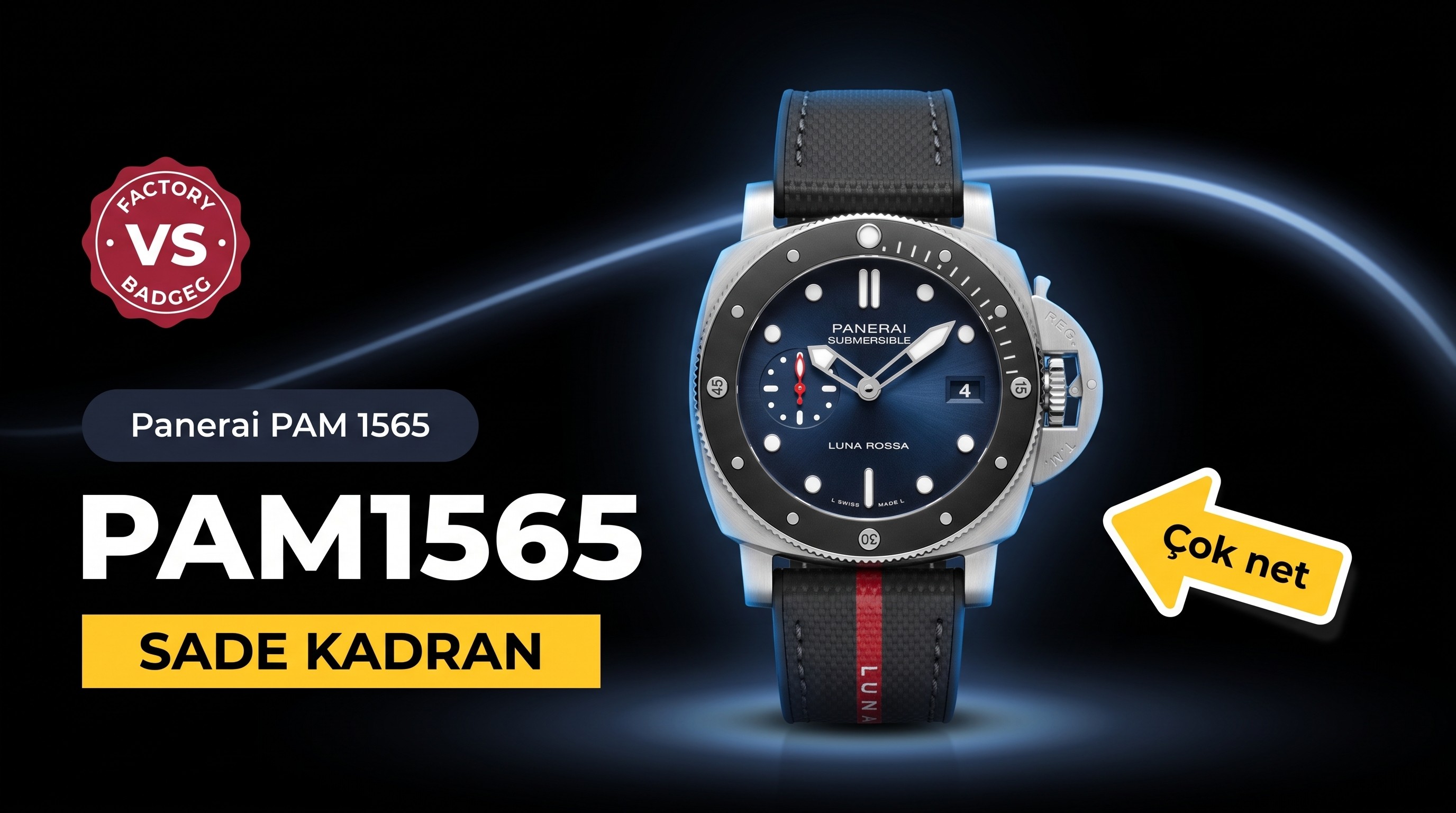VS Factory Panerai Submersible Serisi PAM01565 Replika Kol Saati - VS Saat