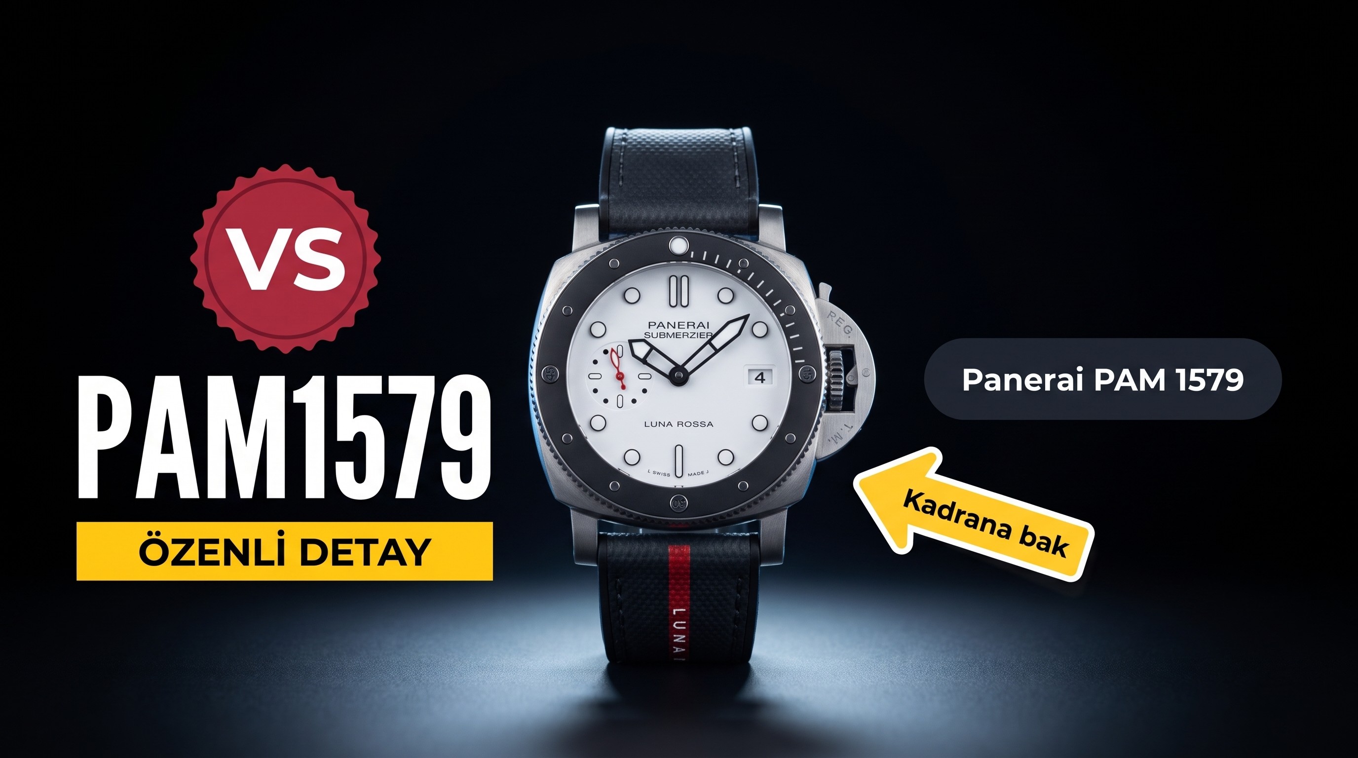 VS Factory Panerai Submersible Serisi PAM01579 Replika Kol Saati - VS Saat